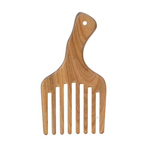 Premium Sandalwood Wooden Comb for Detangling & Styling - Anti-Static Hair & Beard Comb with Coarse Teeth for Men & Women - Ideal for Salon, Barber, Home Use & Travel Grooming