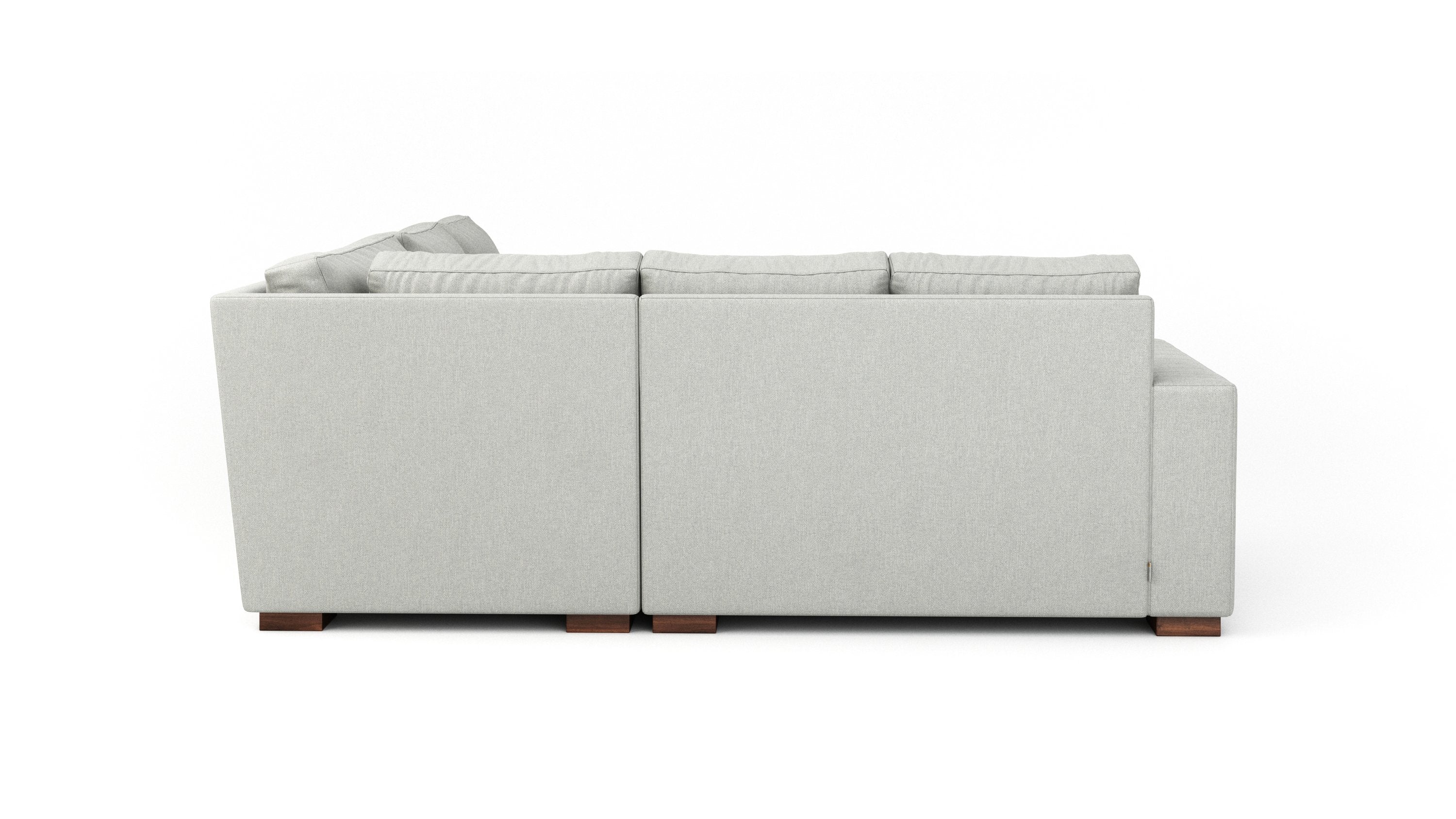 Extra Deep Couch Potato Sectional Sofa - Ultra Comfortable Lounge & Relaxation for Living Room, Family Room, or Home Theater