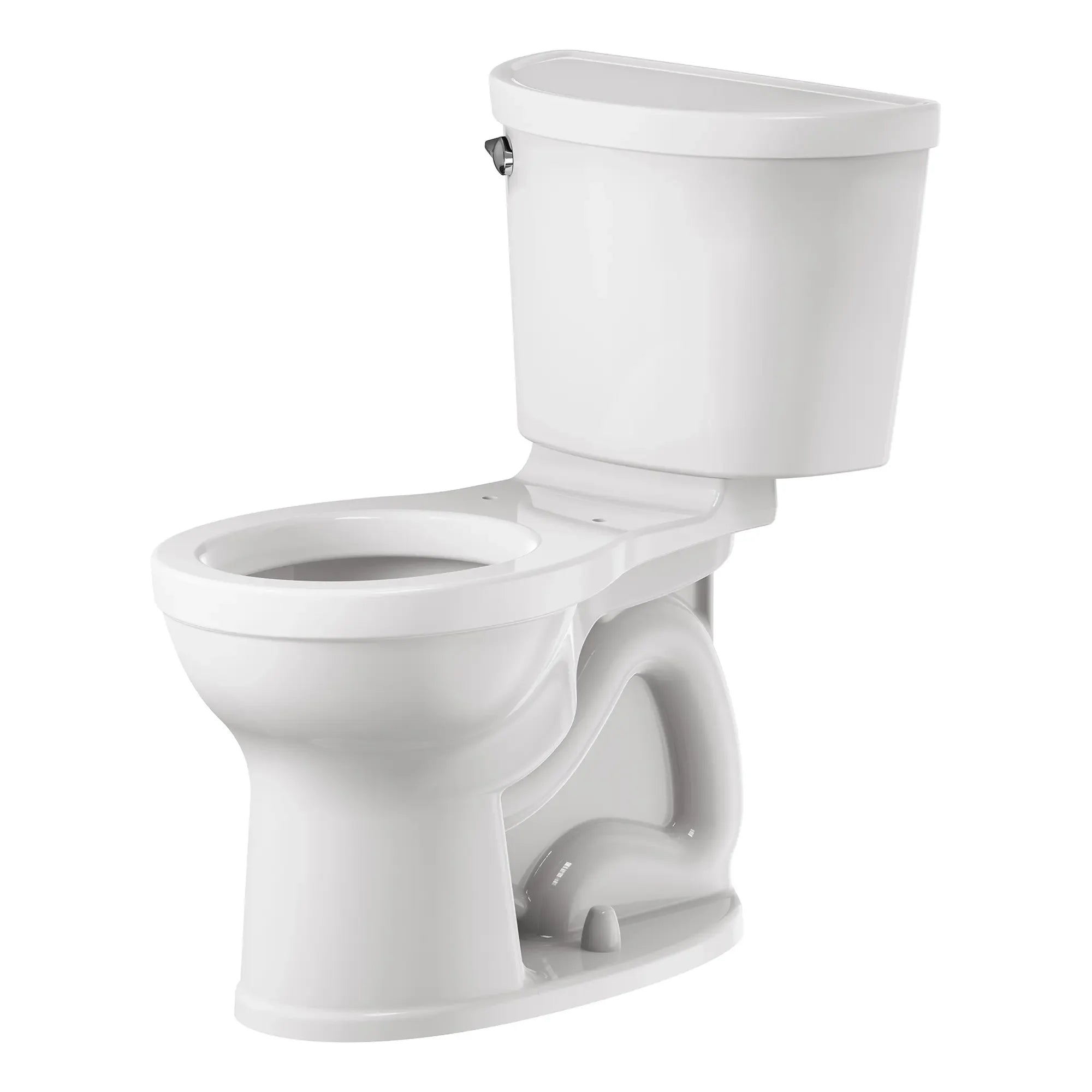 Champion PRO Two-Piece 1.28 GPF Water-Saving Round Front Toilet Bowl - Chair Height Comfort, Easy Installation for Bathroom Remodeling (Toilet Seat Not Included) - Perfect for Small Bathrooms, Apartments & Modern Homes
