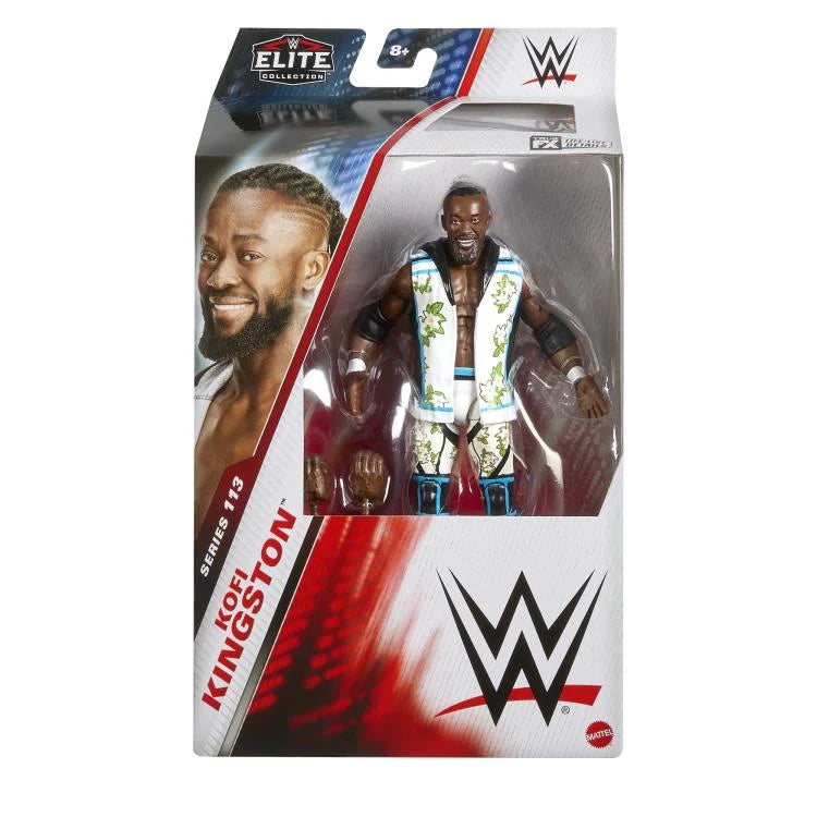 Kofi Kingston WWE Elite Collection Series 113 Action Figure - Authentic Wrestling Toy for Collectors & Fans - Perfect for Display, Play & Gifts