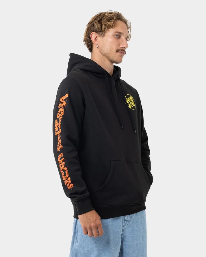 Santa Cruz Kendall Atomic Hoodie - Men's & Women's Pullover Fleece Hooded Sweatshirt for Casual Wear & Outdoor Activities