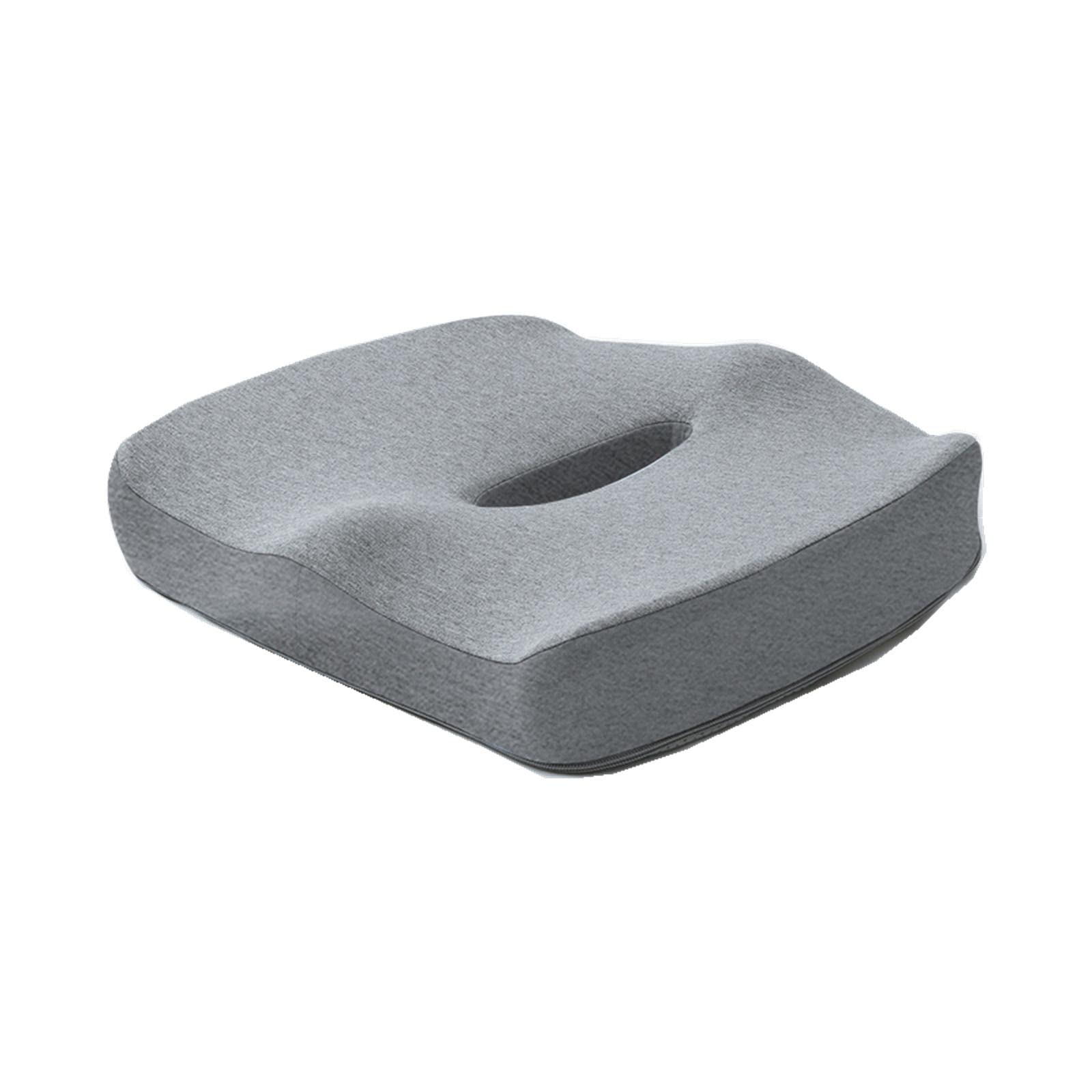 Premium Memory Foam Chair Cushion for Office & Car - Orthopedic Seat Pad with Breathable Cover for Back Pain Relief, Hip Support & Pressure Relief - Ideal for Desk Chairs, Gaming Chairs & Long Driving