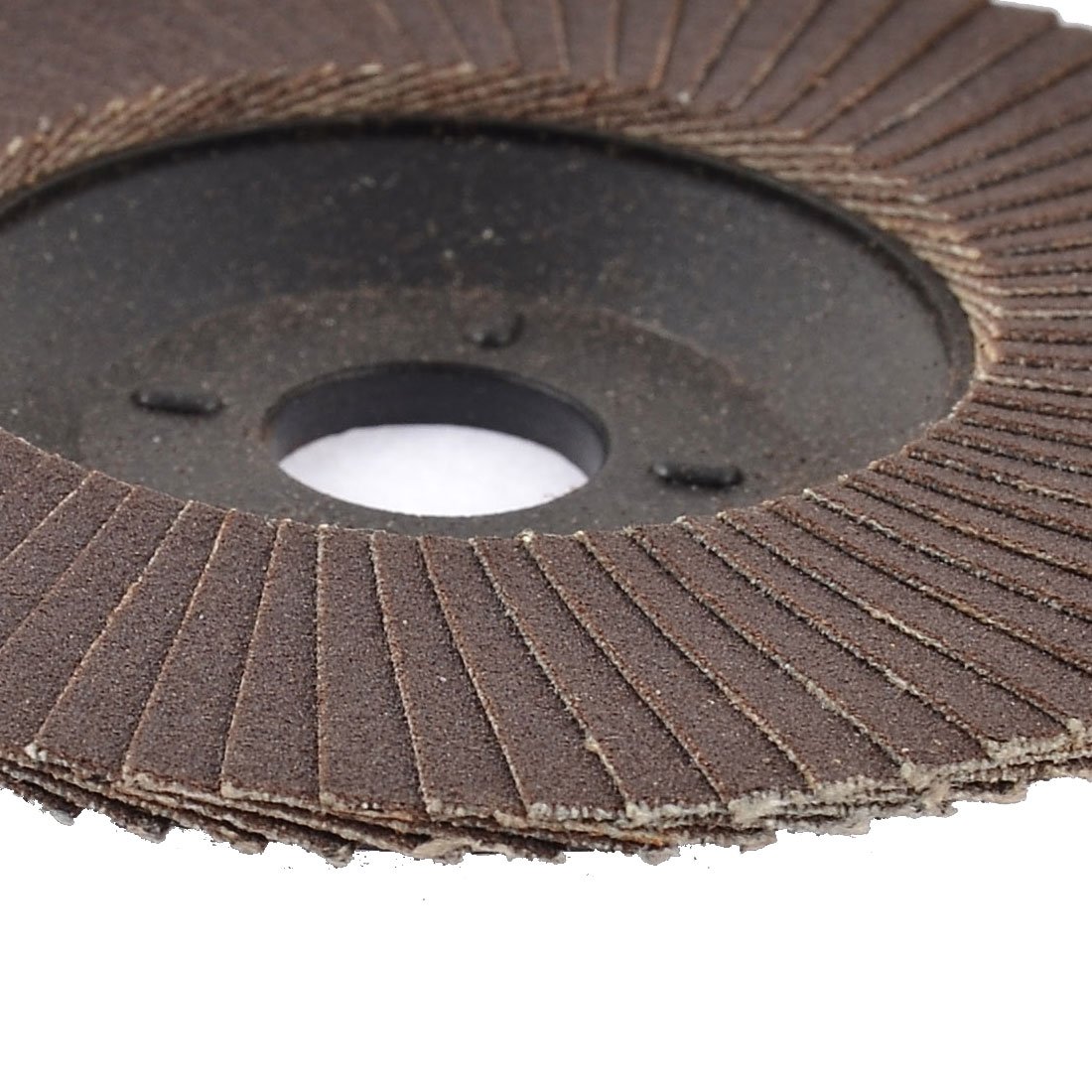 2-Pack 180 Grit 100mm (4 Inch) Hook & Loop Sanding Discs - Round Flap Abrasive Grinding Wheels for Angle Grinders - Perfect for Woodworking, Metal Polishing & DIY Projects