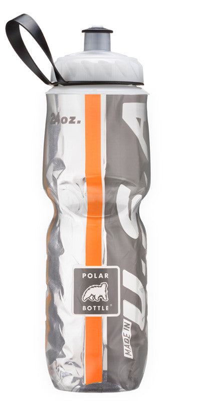 Polar Bottle Team Sport 24oz (710mL) Insulated Water Bottle - BPA Free, Leak Proof, Durable for Cycling, Running, Gym & Outdoor Activities