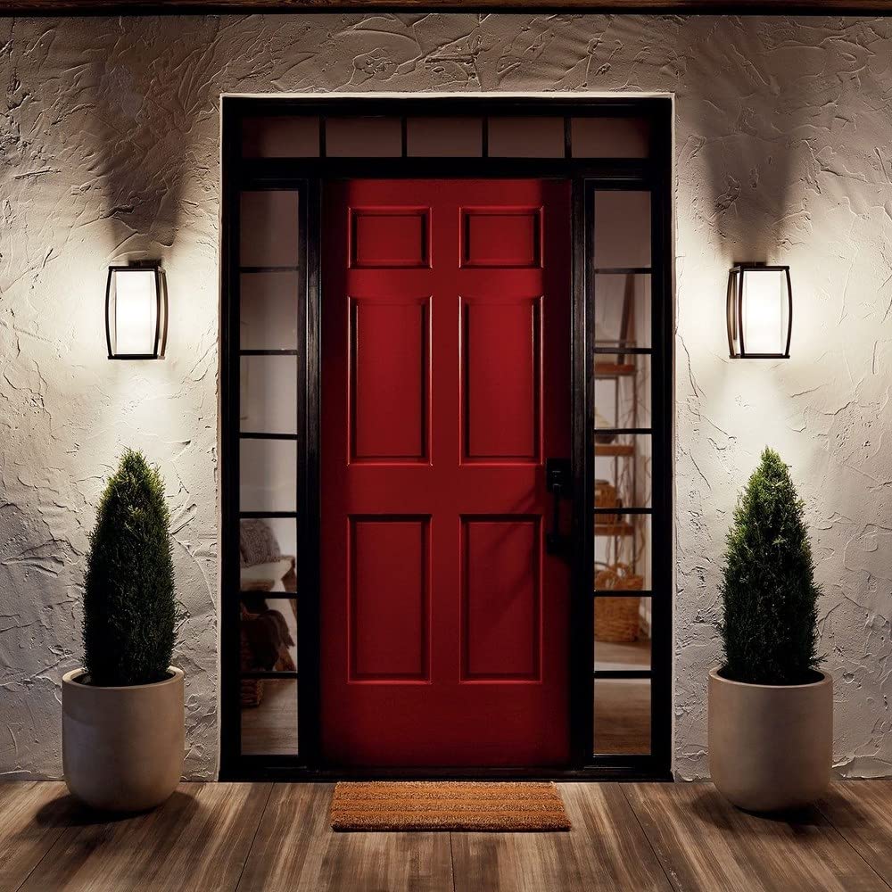 13-inch Transitional Outdoor Wall Lantern - 7.25-inch Wide Weatherproof Exterior Light Fixture with Classic Design - Perfect for Porch, Patio, Garden & Entryway Lighting
