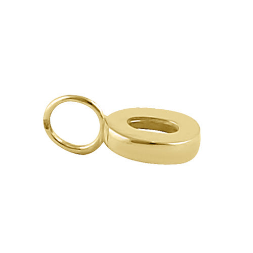14K Solid Gold Initial 