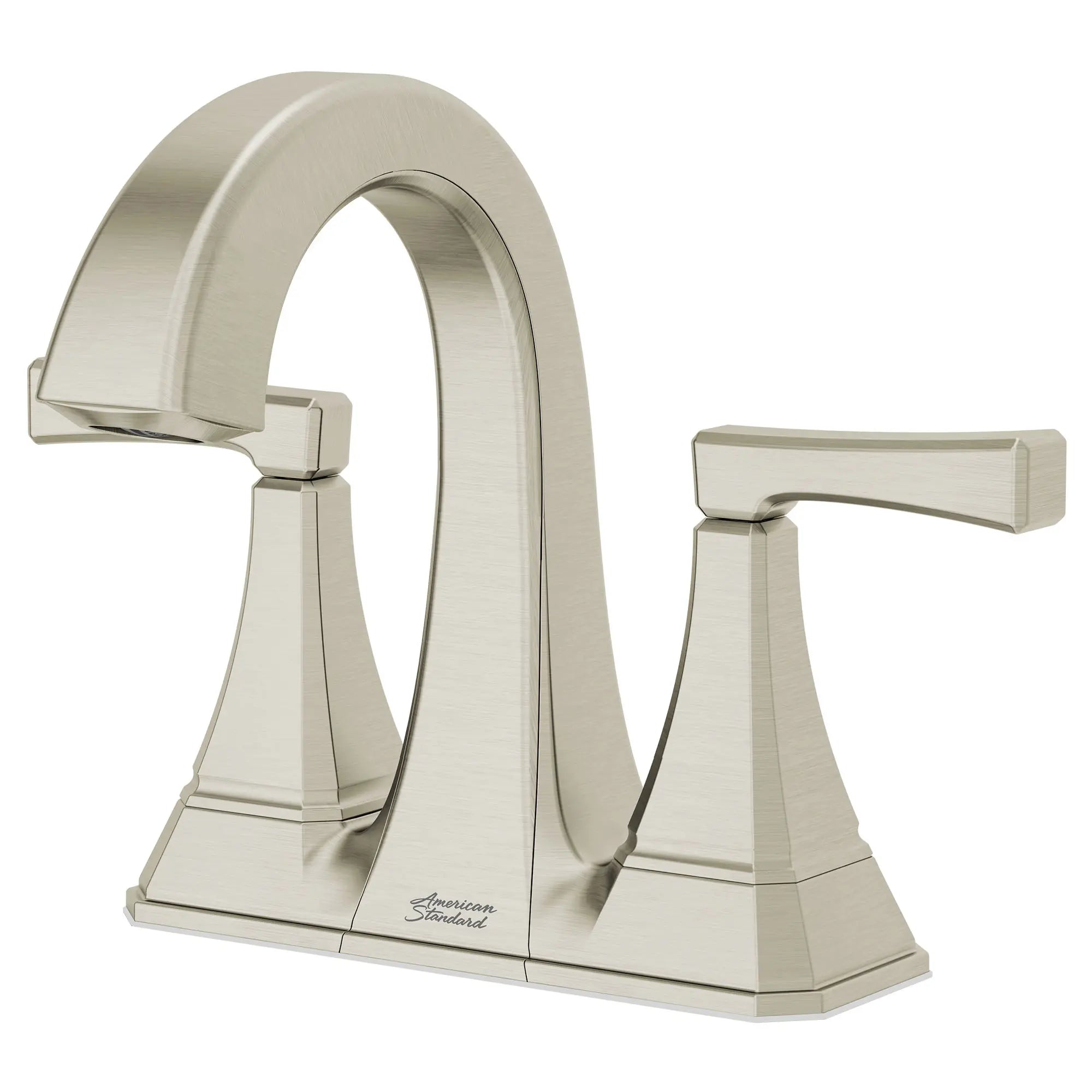 Crawford 4 Inch Centerset 2 Handle Bathroom Faucet - 1.2 GPM/4.5 LPM Water-Saving Design with Lever Handles - Perfect for Small Bathrooms, Powder Rooms & Vanities