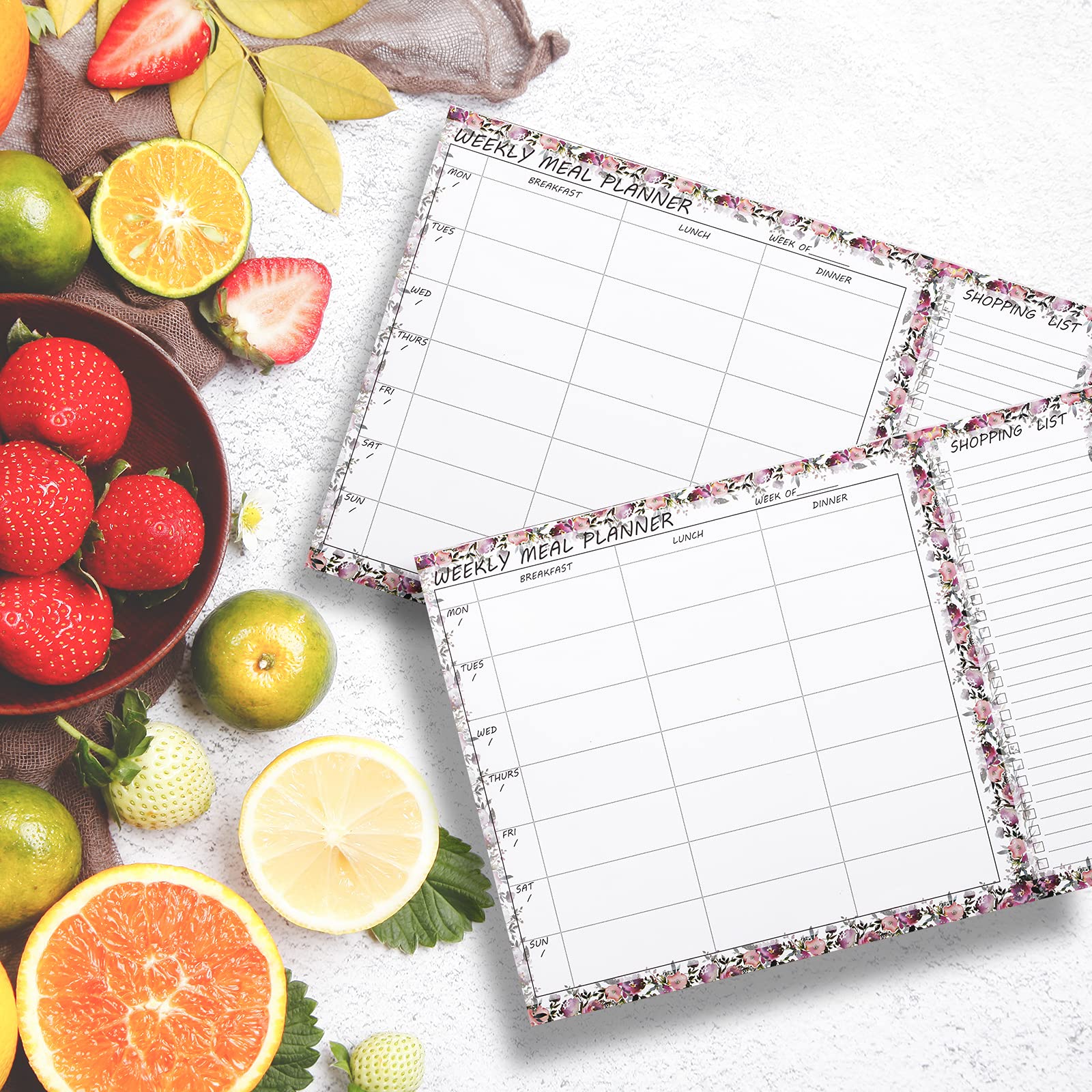 UtyTrees Magnetic Weekly Meal Planner Notepad - 6.6