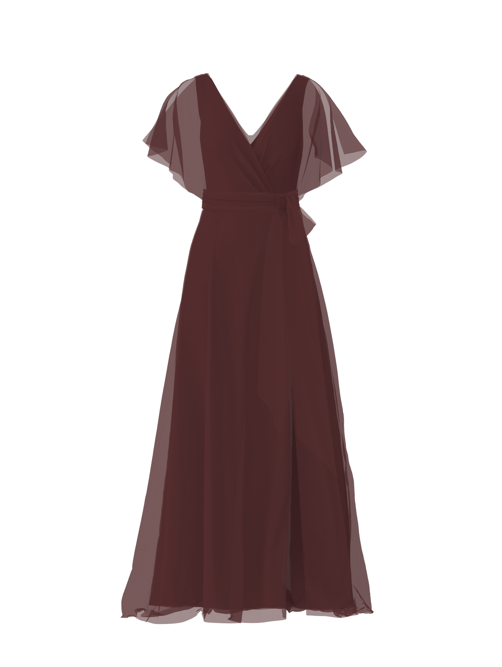 Ava Bodice & Arabella Skirt with Sash Belt - Elegant Ruby Red Women's Outfit for Parties, Weddings & Special Occasions