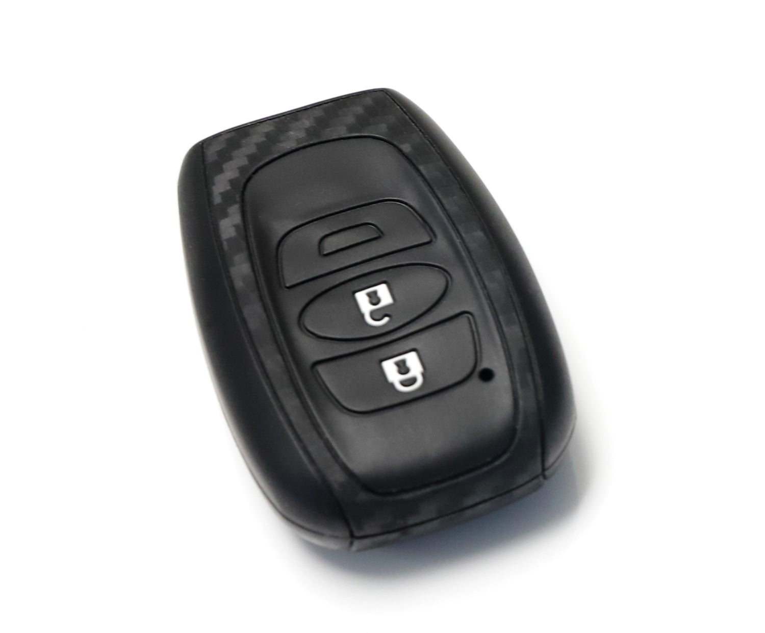 Premium Carbon Fiber Soft Silicone Key Fob Cover for Subaru BRZ, Legacy, Outback, XV Crosstrek - Durable Protection & Stylish Accessory for Car Keys (Perfect for Daily Use & Gift Giving)