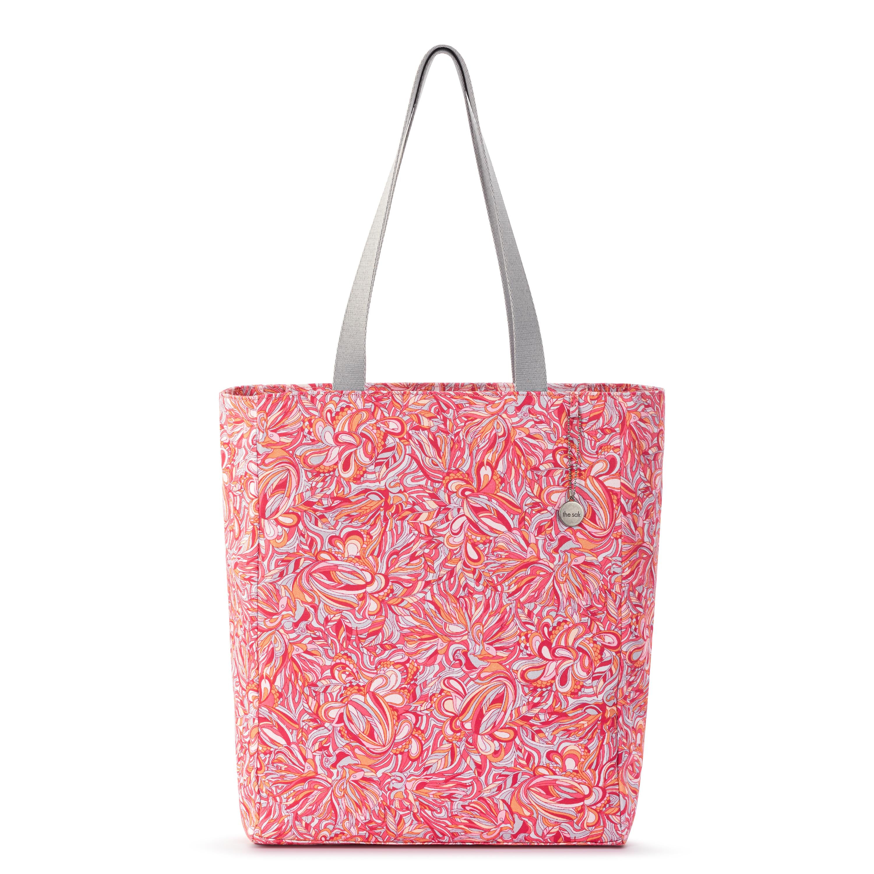 Lanie Market Tote Bag - Large Reusable Grocery Shopping Tote with Reinforced Handles - Perfect for Farmers Market, Beach Trips, and Everyday Errands
