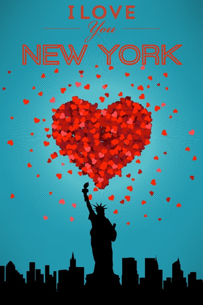 New York City Skyline Art Print - 24x36 Signed Wall Decor Poster | Perfect for Home, Office & Gift Giving