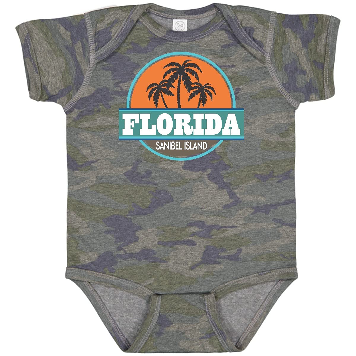 Inktastic Sanibel Island Florida Beach Cities Baby Bodysuit - Cute & Comfortable Infant Onesie for Beach Vacations, Family Outings & Photo Shoots