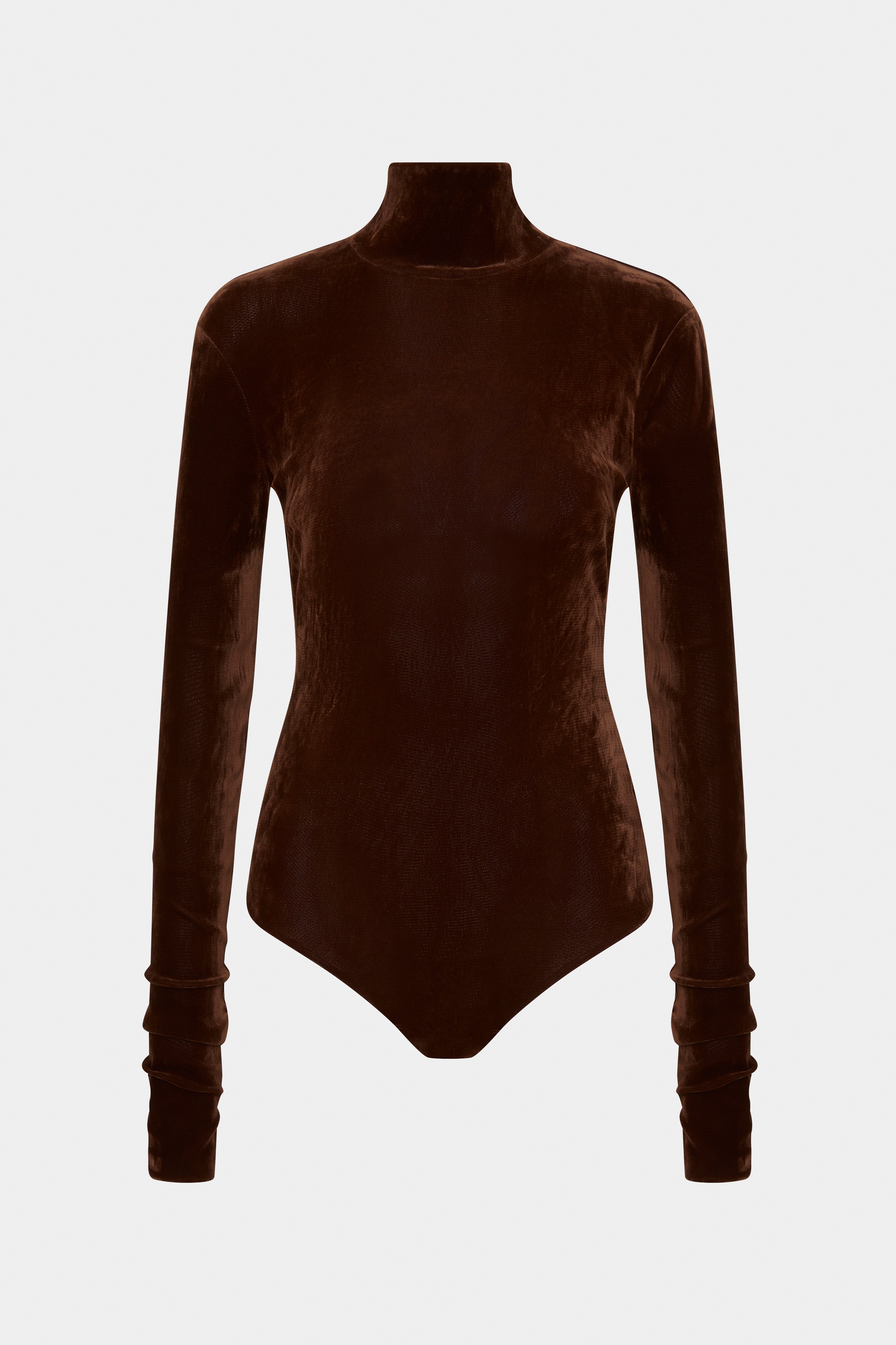 Ezra Women's Bodysuit in Wine Red - Perfect for Layering, Casual Wear & Night Out Outfits