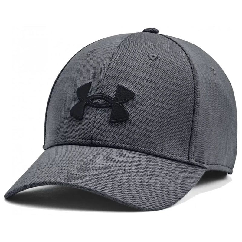 Under Armour Blitzing Adjustable Cap - Gray Baseball Hat for Men & Women - Perfect for Running, Hiking & Outdoor Sports