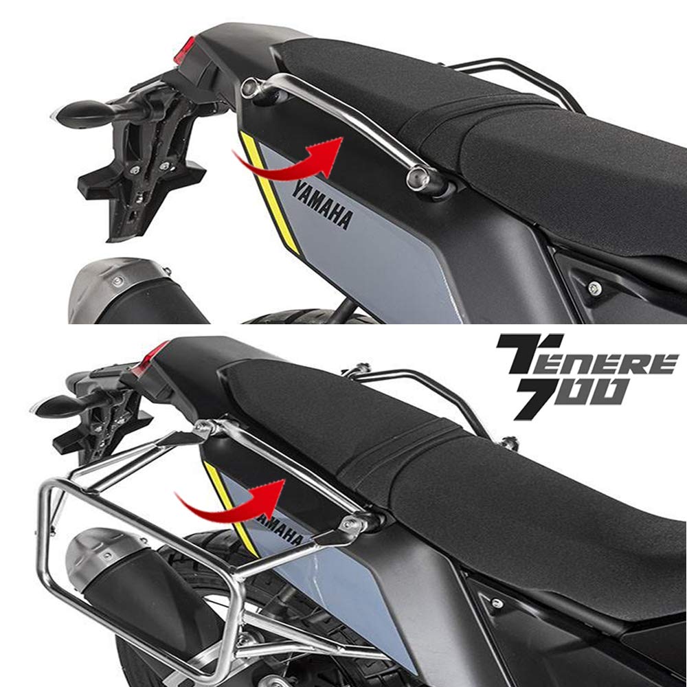 Yamaha Tenere 700 CNC Aluminum Alloy Passenger Seat Handle - Ergonomic Motorcycle Armrest for Comfortable Riding | Perfect for Long-Distance Touring & Adventure Biking