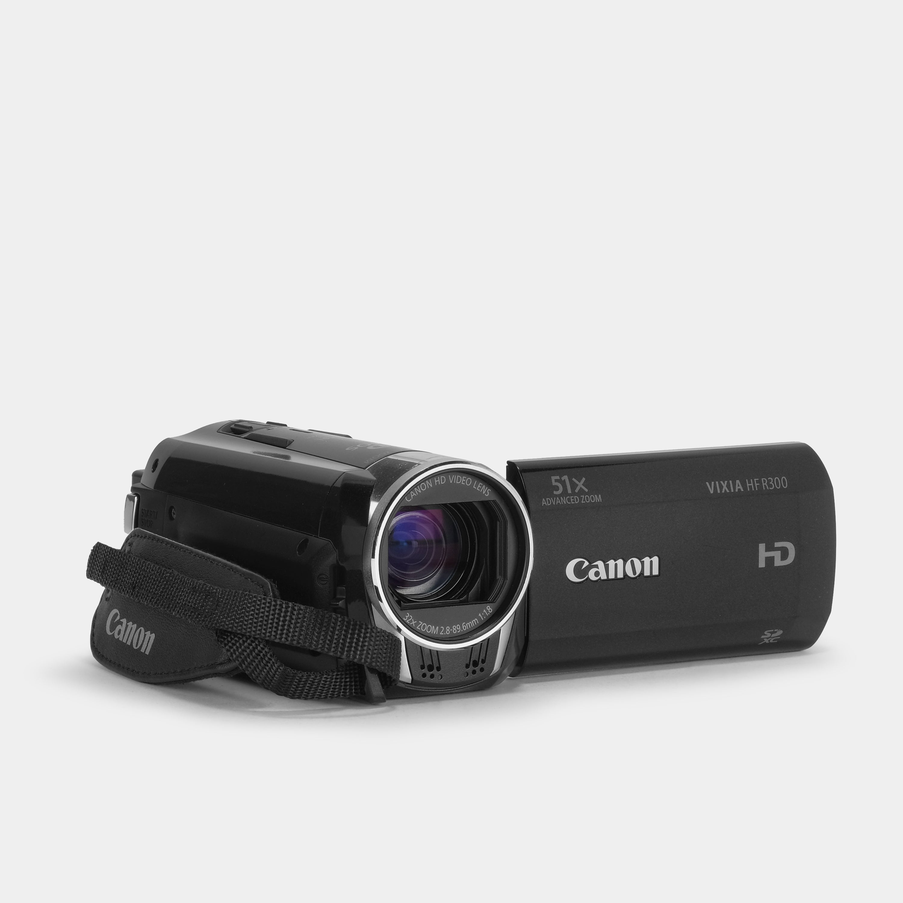 Canon Vixia HF R300 Full HD Digital Camcorder with 32x Optical Zoom - Perfect for Vlogging, Travel Videos & Family Memories