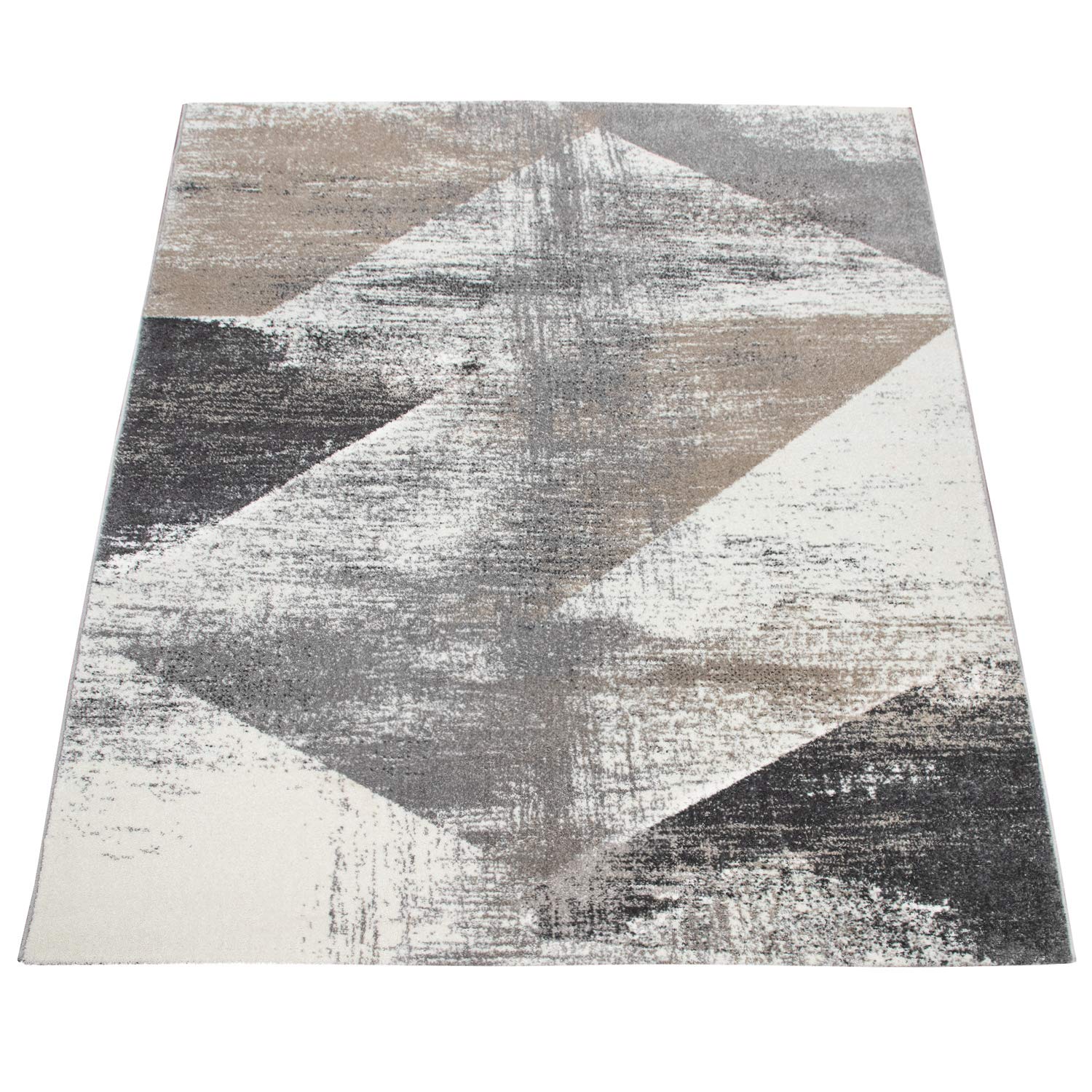 Paco Home Modern Abstract Grey Beige Area Rug 6'7