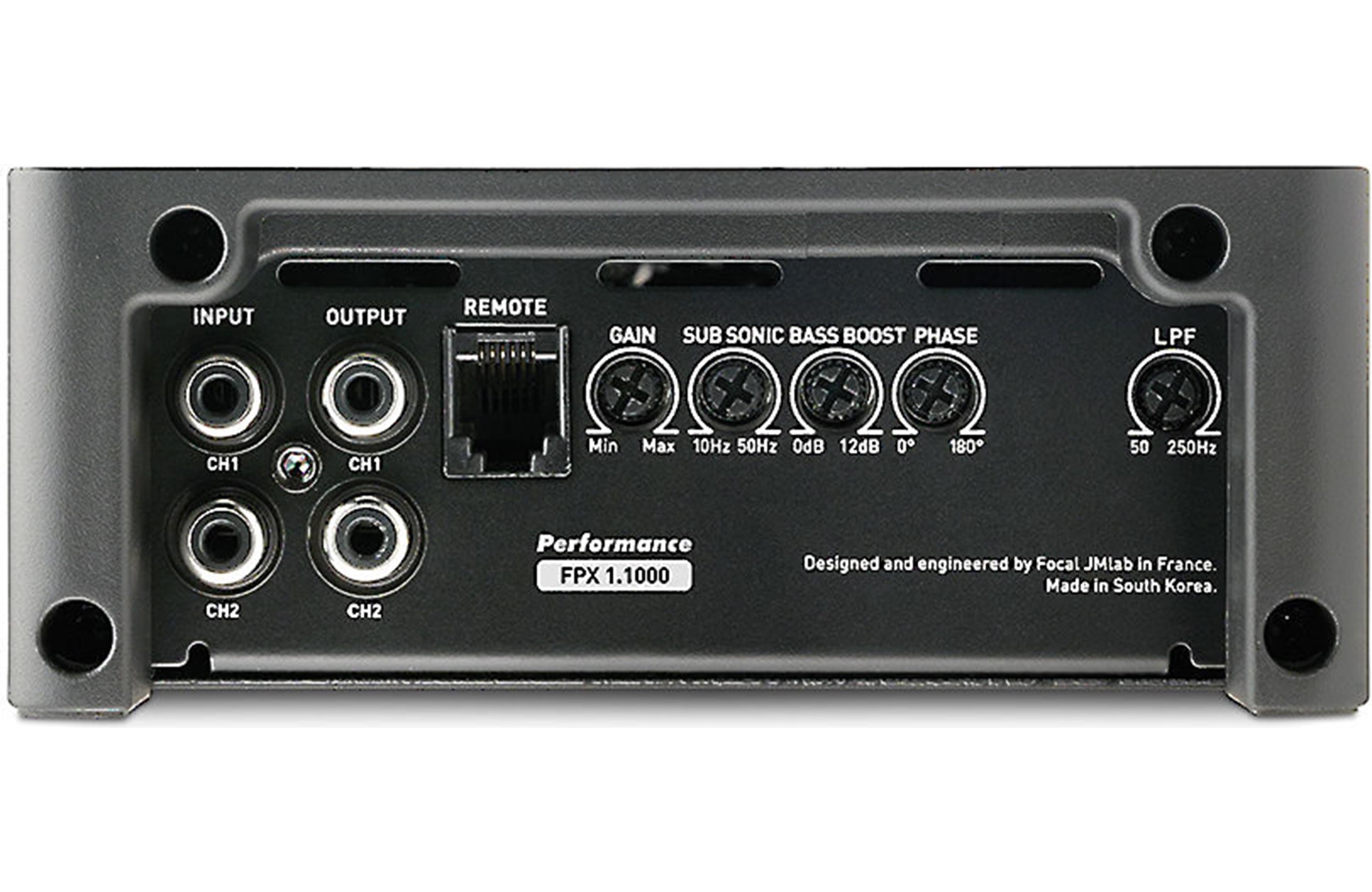 Focal FPX 1.1000 Performance Mono Class D Car Amplifier - High Power 1000W Audio Amp for Car Audio System Upgrade | Perfect for Car Enthusiasts & Sound System Installation
