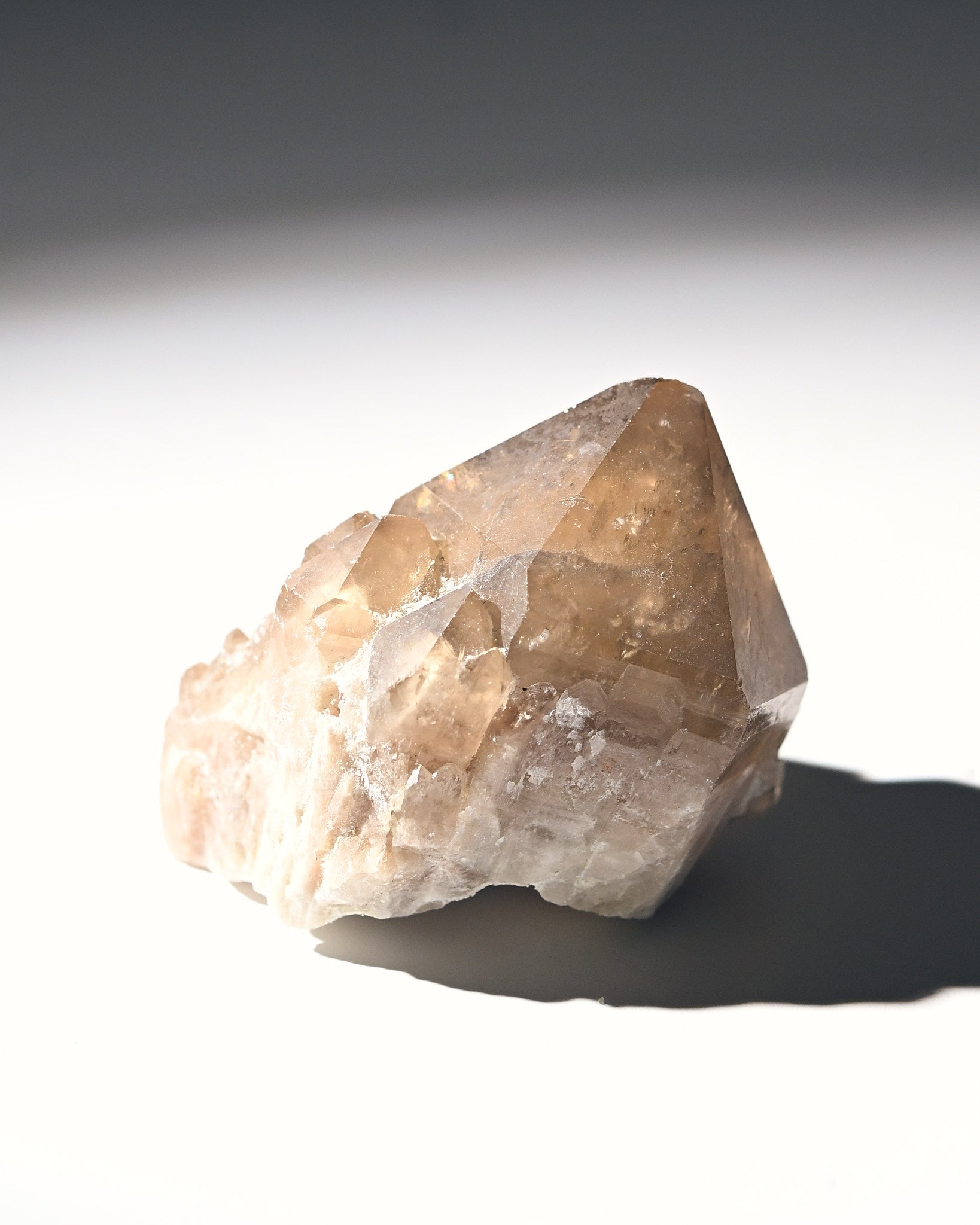 Natural Elestial Citrine Crystal Point - Healing Stone for Meditation, Energy Work & Spiritual Growth | Perfect for Home Decor, Reiki, and Chakra Balancing