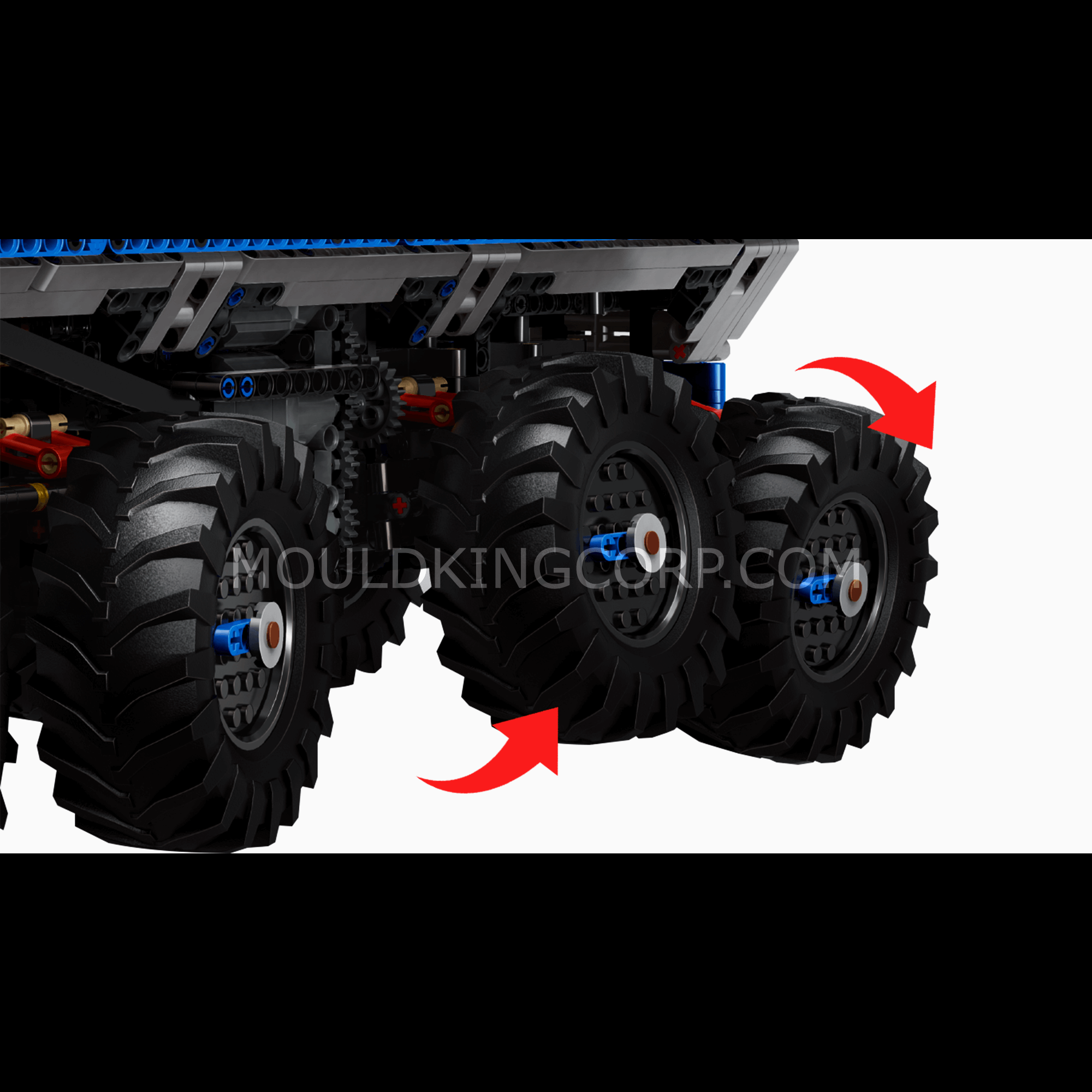 MOULD KING 13144 TA TRAL 8WD RC Off-Road Truck Building Set - 3,647 PCS STEM Toy for Adults & Kids | Remote Control 4x4 Vehicle Model Kit for Outdoor Adventure, Birthday Gifts & Collector's Display