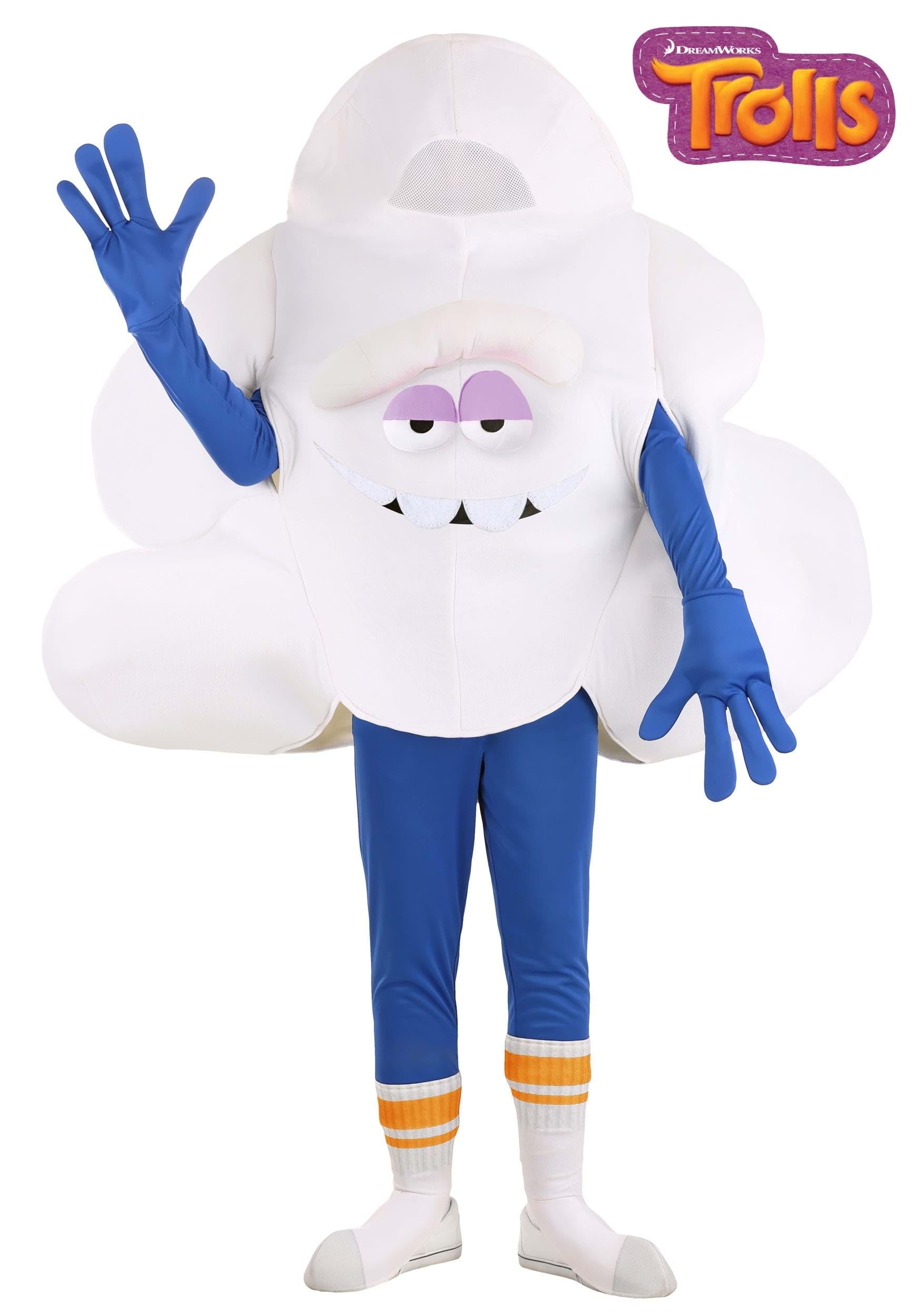Trolls Dreamy Guy Cloud Costume for Adults - Official Movie Character Halloween Outfit | Perfect for Cosplay, Halloween Parties & Themed Events