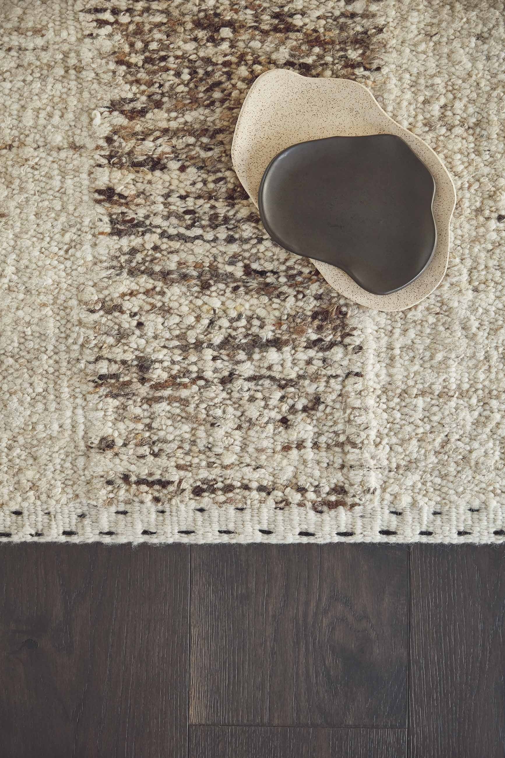 Esha Hand Knotted Wool Rug Swatch 18x18 Inches - Premium Handmade Area Rug for Living Room, Bedroom & Home Decor