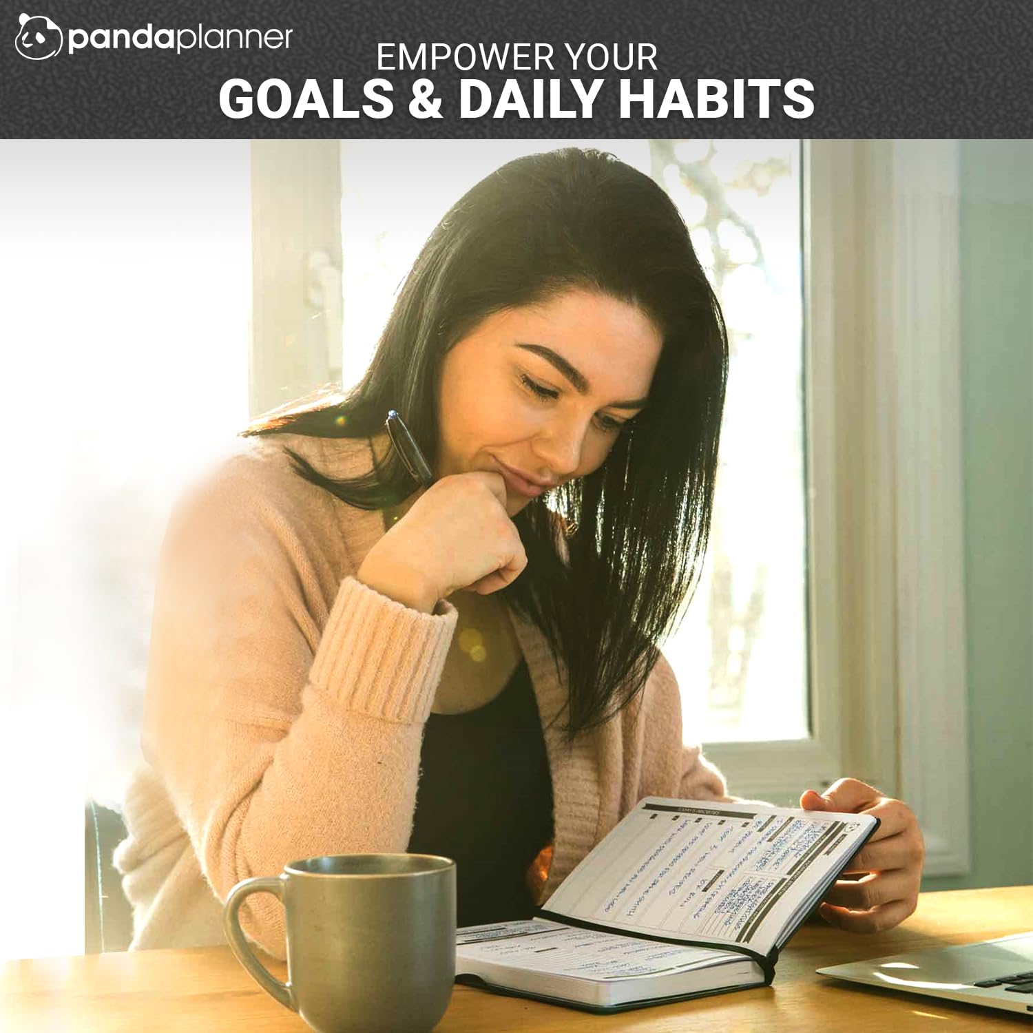 Panda Planner 2025 Undated Daily Planner with Hourly Schedule - 5.75