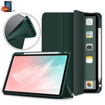 Shockproof Pencil Holder Stand Folio Case for iPad Air 4 (2020) 10.9 Inch - Perfect for Office, School & Travel Protection