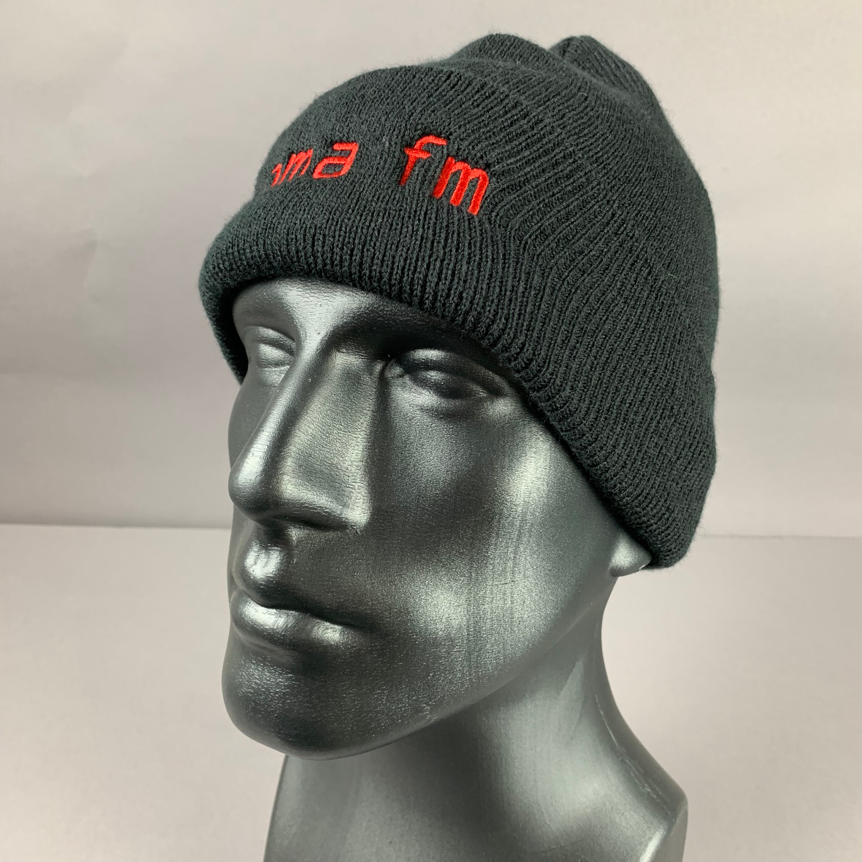 Somafm Beanie - Warm Winter Knit Hat for Men & Women - Cozy Unisex Skull Cap for Outdoor Activities, Running, Hiking, and Cold Weather