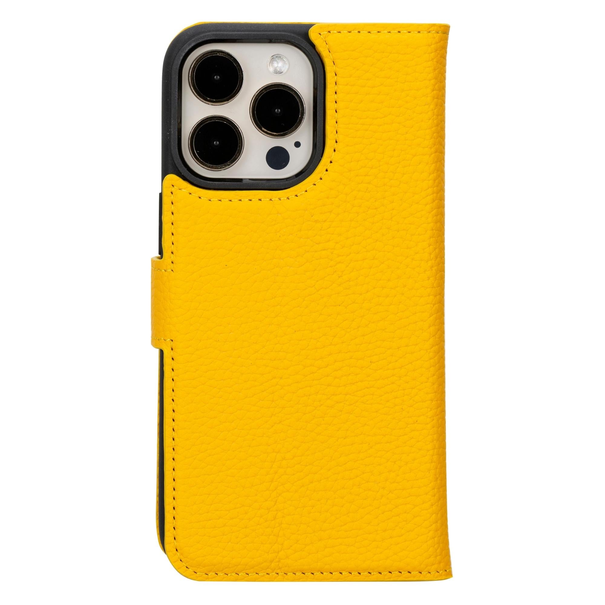 Casper Detachable Leather Wallet Case for iPhone 14/14 Pro/14 Pro Max - Slim Protective Phone Cover with Card Holder (Perfect for Travel, Work & Everyday Use)