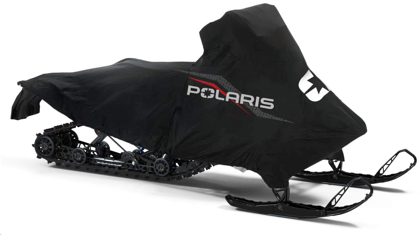 **Polaris Snowmobile Cover - Waterproof Polyester Convertible Matryx Model - All-Weather Protection for Trail Riding & Winter Storage**