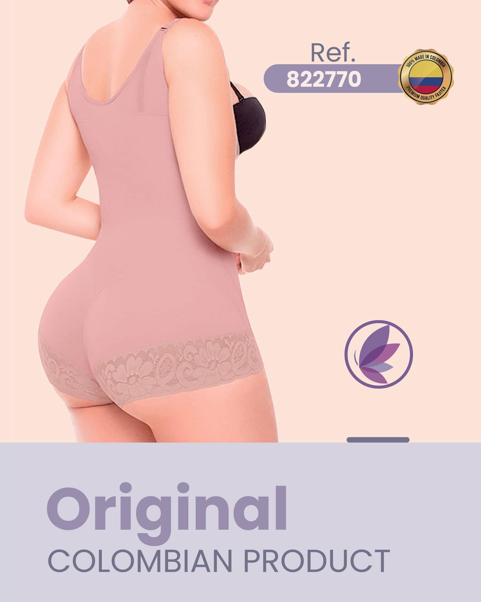 Fajitex High Compression Colombian Shapewear for Women - Tummy Control & Abdomen Slimming Body Shaper Garment | Perfect for Postpartum, Workout & Everyday Wear