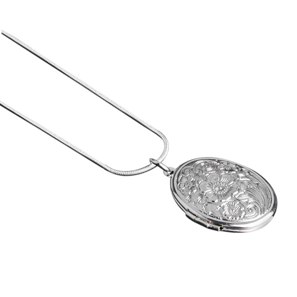 925 Sterling Silver Rose Gold Locket Necklace with Snake Chain & Round Pendant - Elegant Fashion Jewelry for Women, Perfect for Valentine's Day, Anniversary & Romantic Gifts