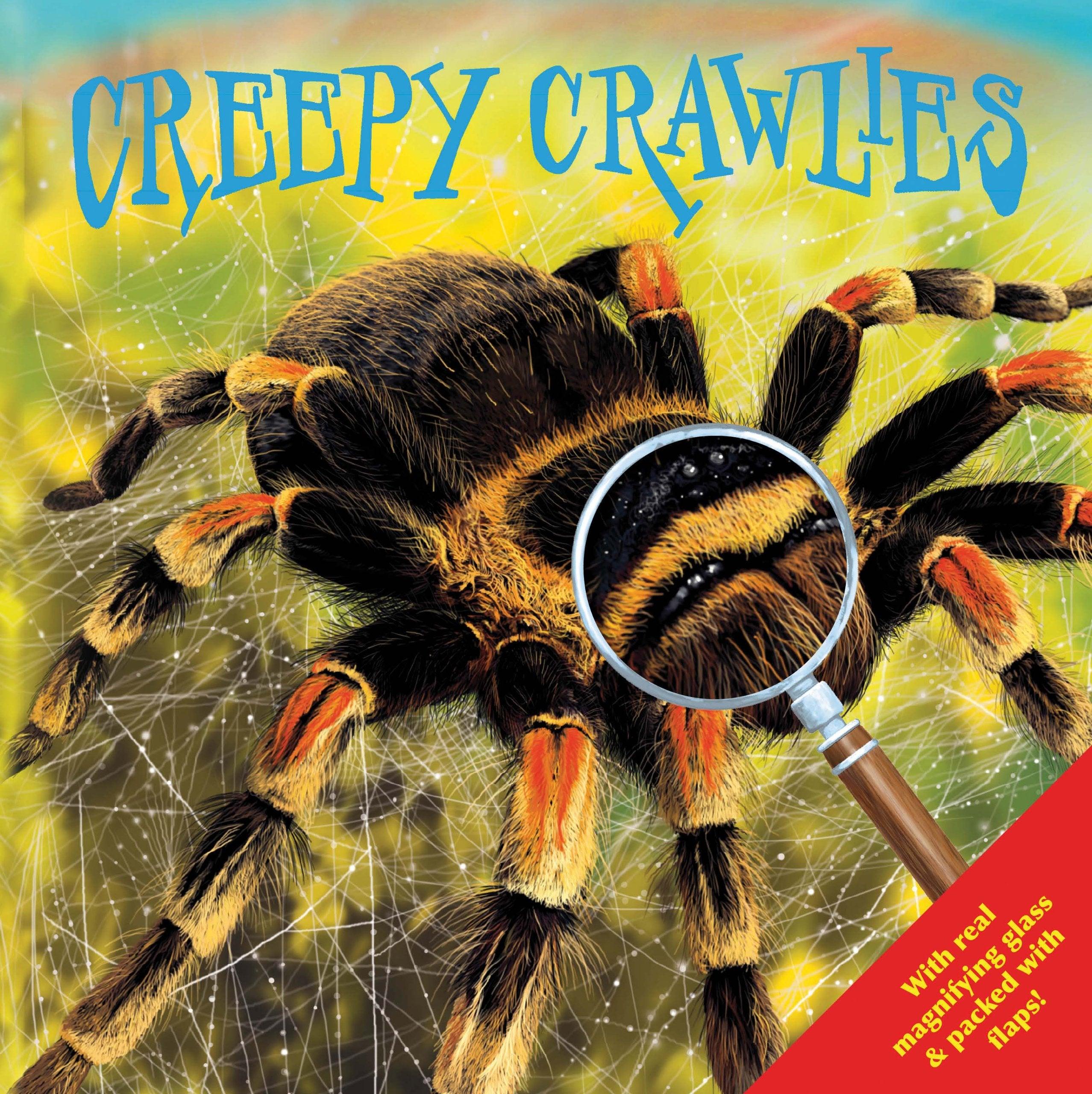 Creepy Crawlies Insect Exploration Kit with Real Magnifying Glass & Interactive Flaps - Fun STEM Educational Toy for Kids Outdoor Nature Discovery