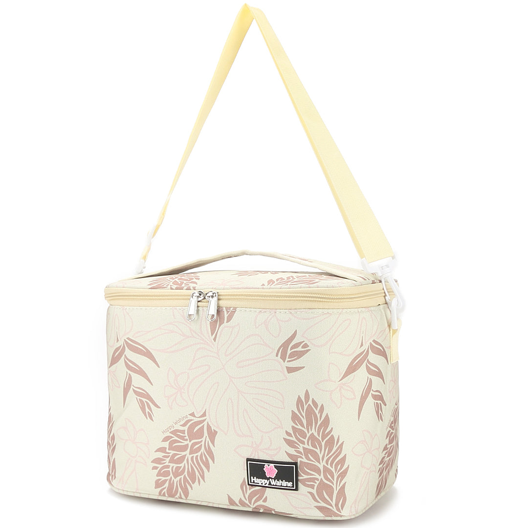 Insulated Cooler Tote Bag - Medium Size in Ginger Beige | Perfect for Beach Picnics, Camping Trips & Outdoor Adventures