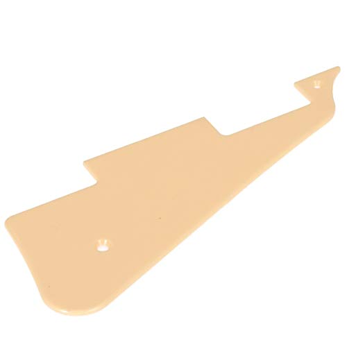 Genuine Cream Single Ply SCRATCHPLATE Pickguard for Les Paul LP Guitar - Perfect Replacement Part for Electric Guitar Maintenance & Upgrade