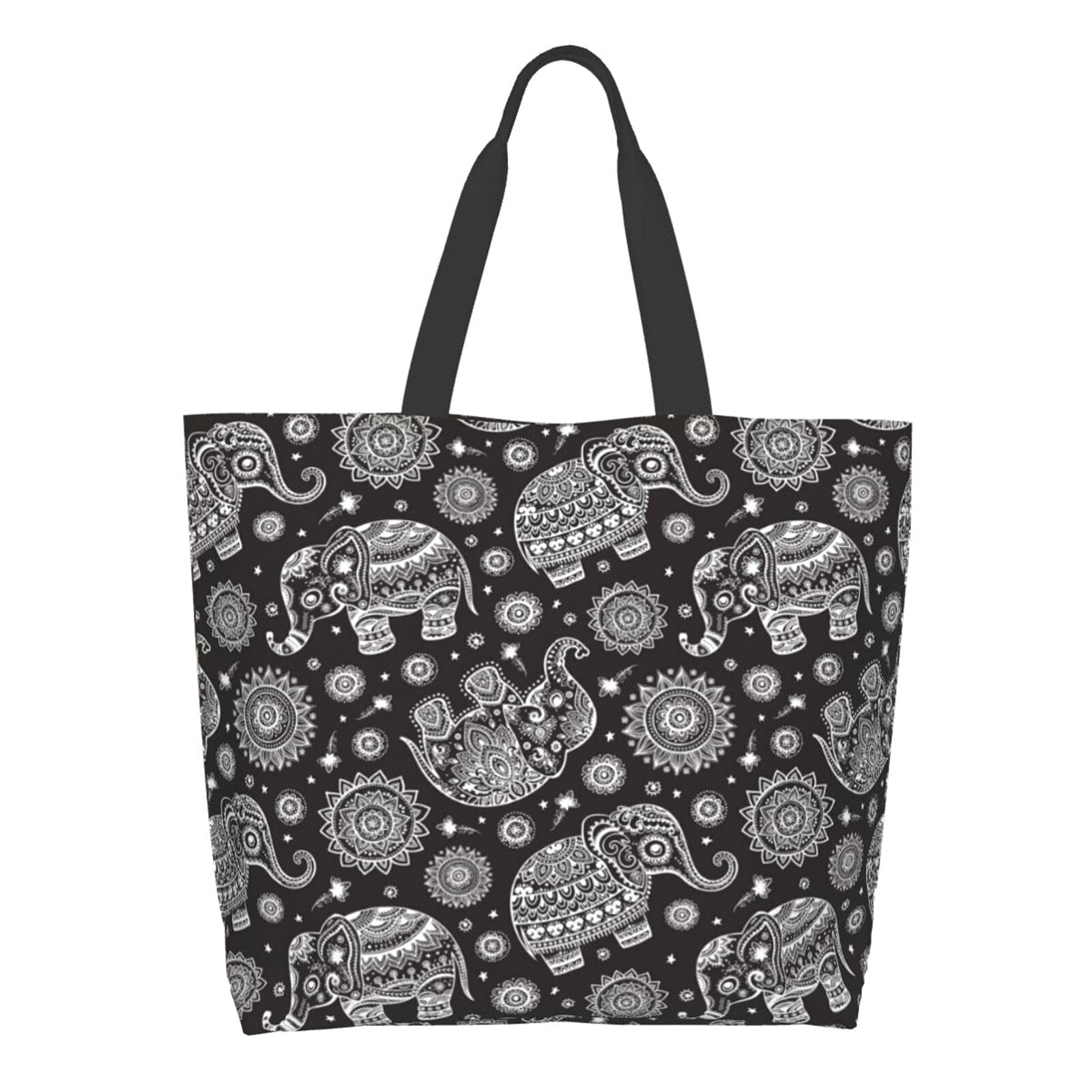 Large Reusable Tote Bag for Women - Casual Shopping & Travel Shoulder Bag