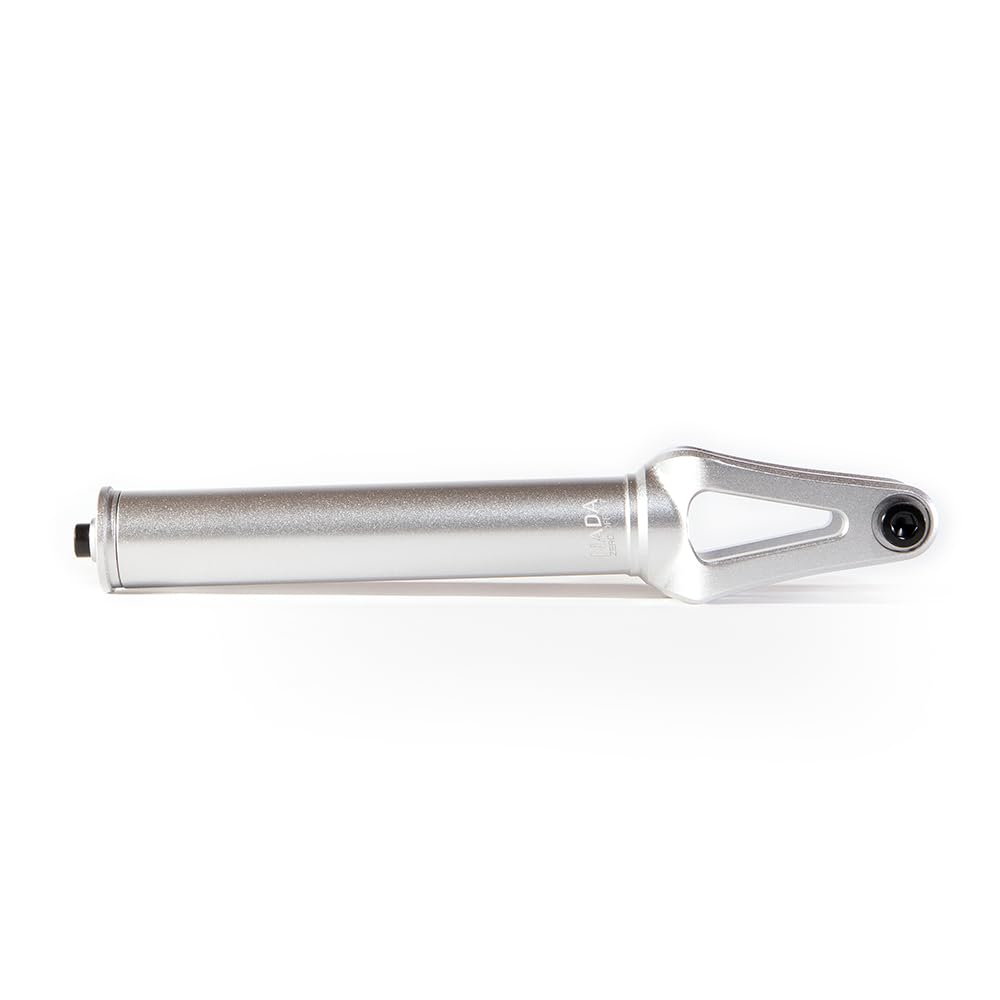 North Scooters NADA Zero Offset Fork - 24mm Matte Silver | High-Performance Scooter Fork for Street & Park Riding | Durable & Lightweight for Pro Riders