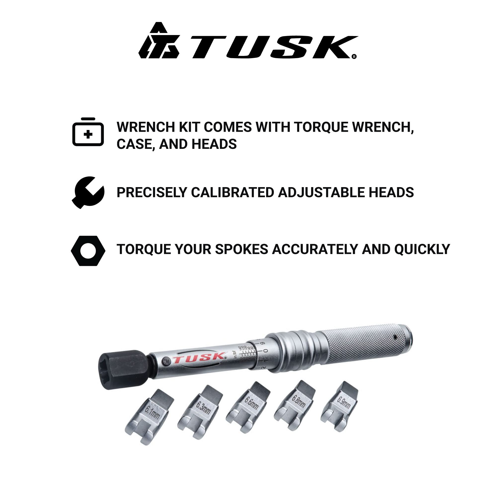 Tusk Spoke Torque Wrench Kit for KTM 250 EXC 4-Stroke (2003-2005) - Precision Motorcycle Maintenance Tool for Off-Road Riding and Engine Repair