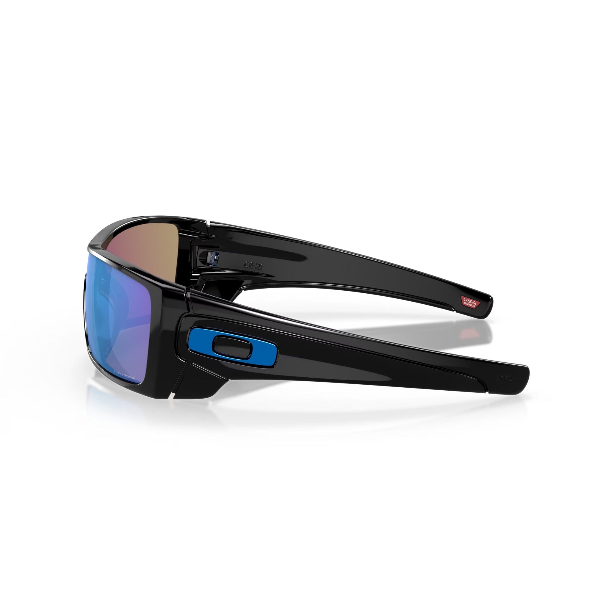 Oakley Batwolf Sunglasses - Polished Black Frame with Polarized Lenses for Men & Women - Perfect for Running, Cycling, and Outdoor Sports