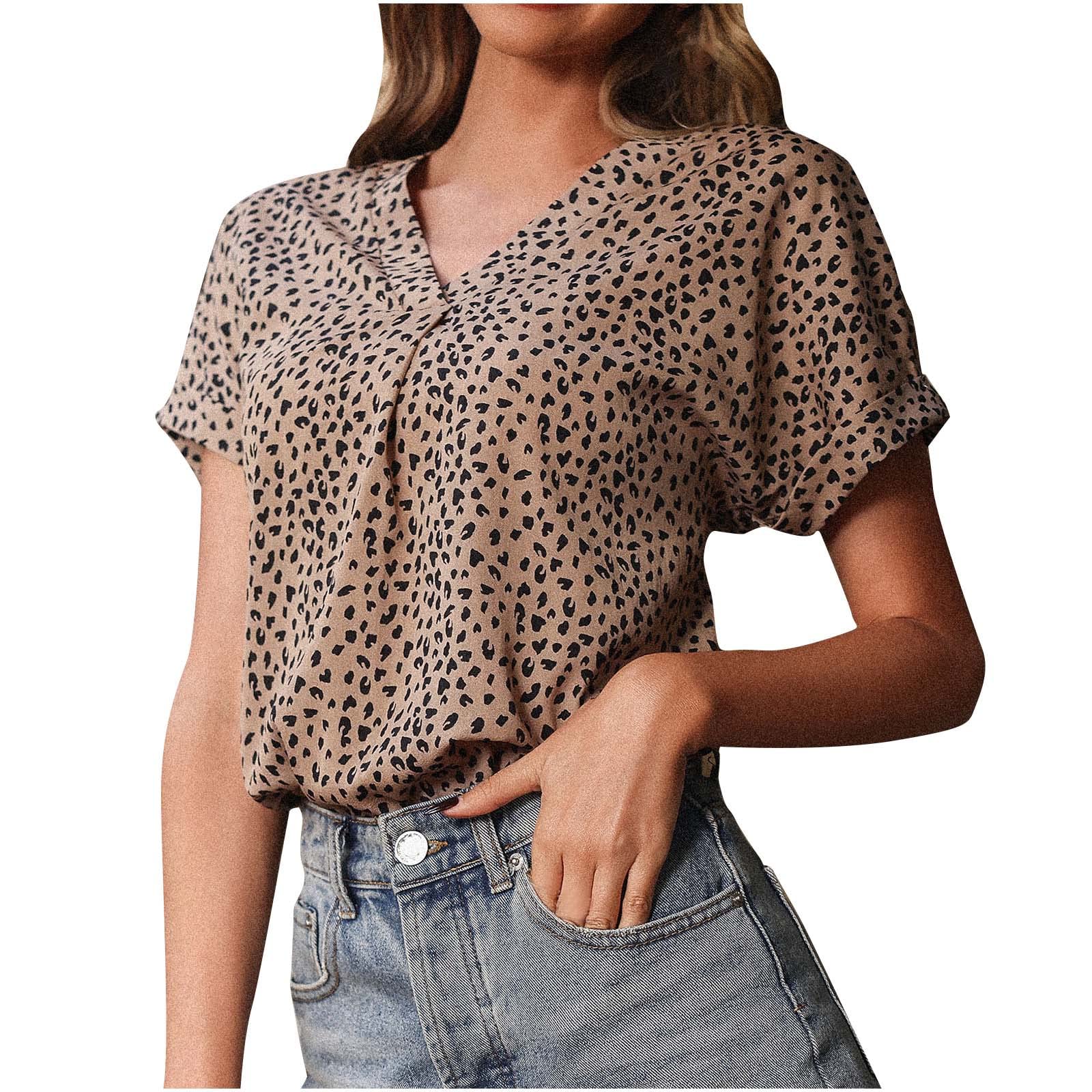 **AOOCHASLIY Women's Plus Size Flowy Tunic Tops - Short Sleeve Minion Print Shirts for Casual Wear, Summer Outfits & Everyday Comfort**