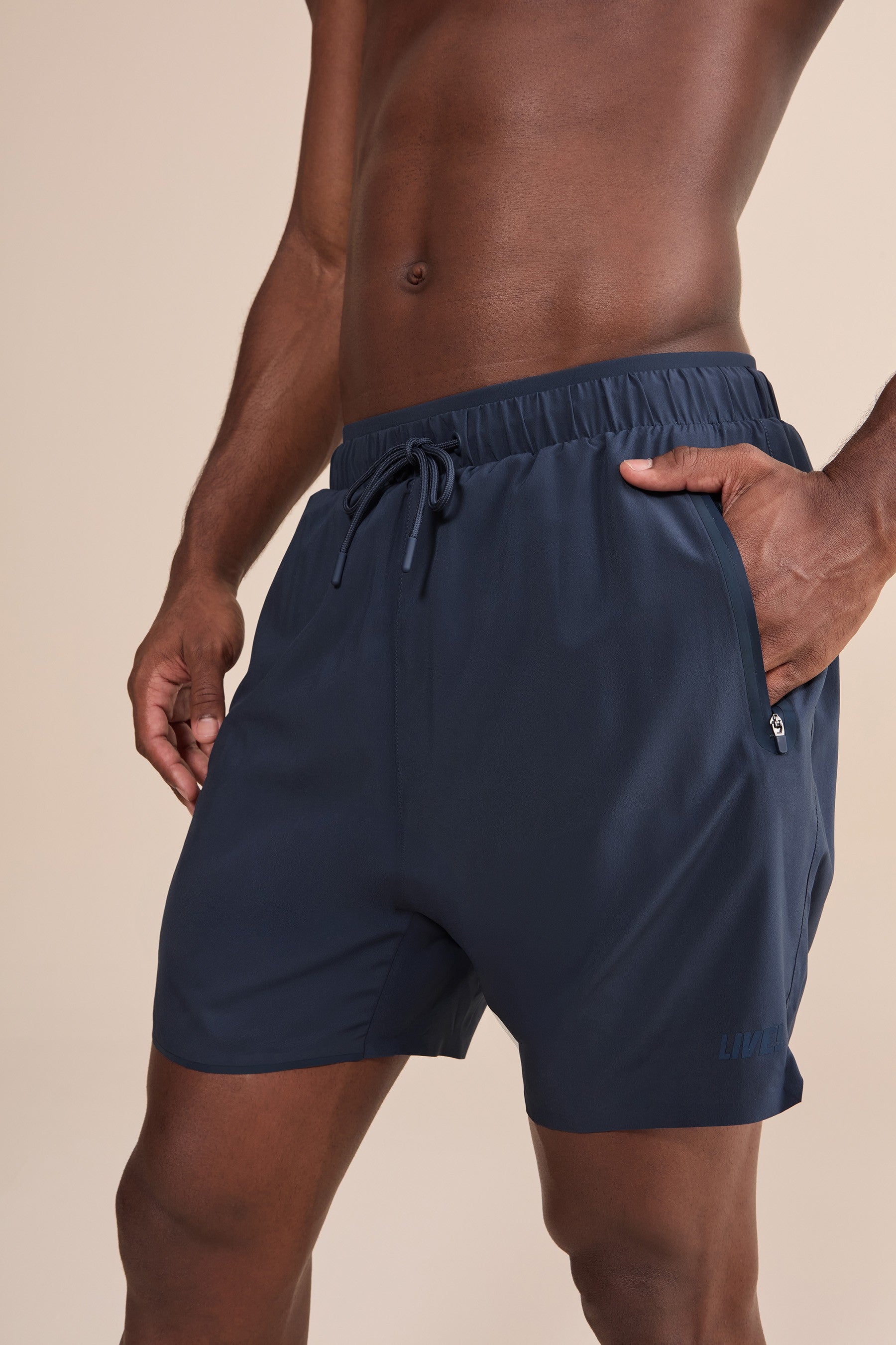 6 Pack Men's Nylon Tech Sweat Shorts - Lightweight Quick-Dry Athletic Shorts for Running, Gym & Summer Outdoor Activities
