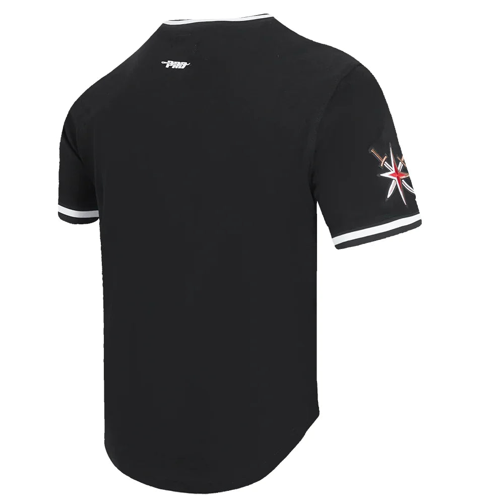 Men's Vegas Golden Knights Classic Chenille DK T-Shirt - Black | NHL Fan Apparel for Game Day & Casual Wear