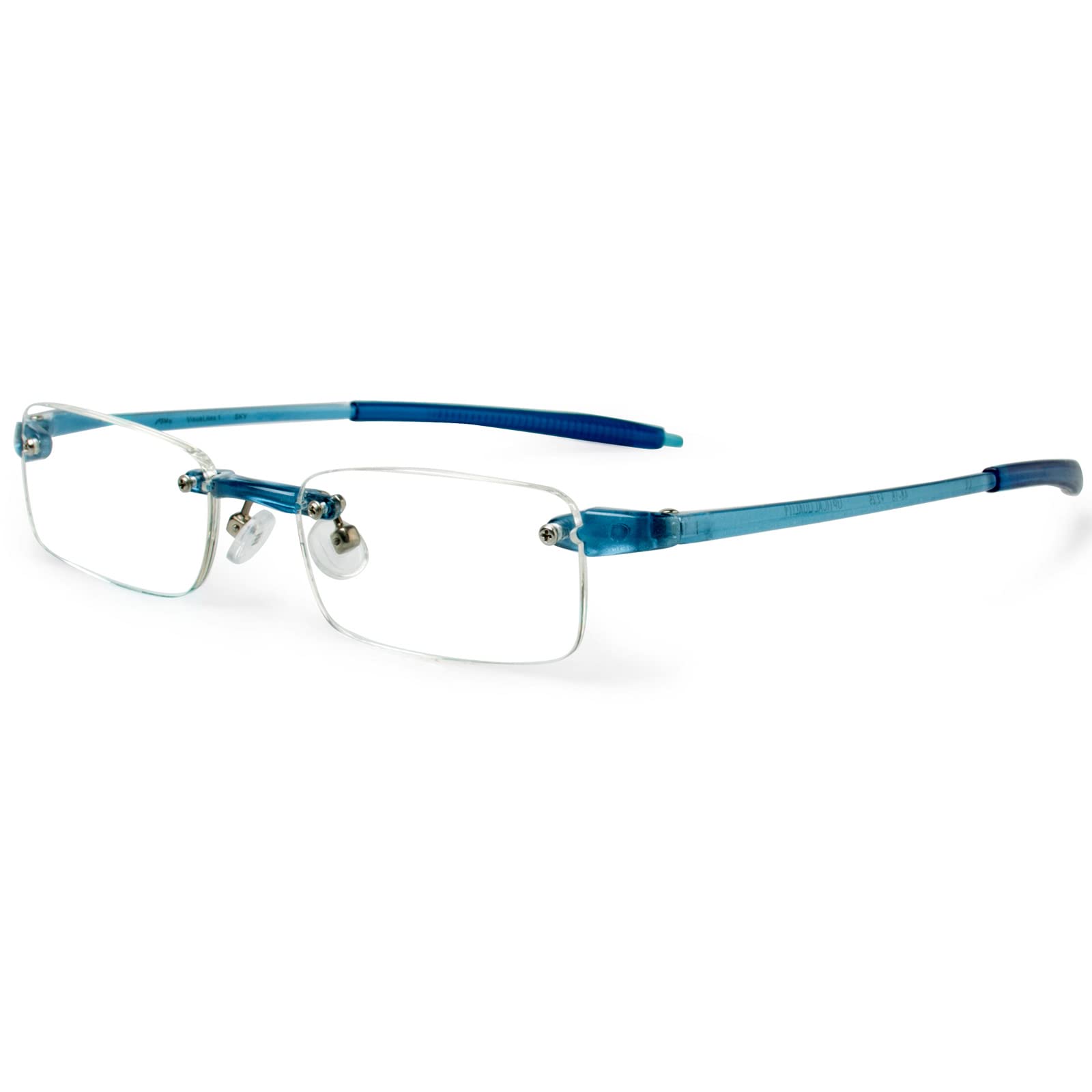 Lightweight Rimless Reading Glasses for Men & Women - VIS 1 Model - Perfect for Reading, Computer Work & Daily Use