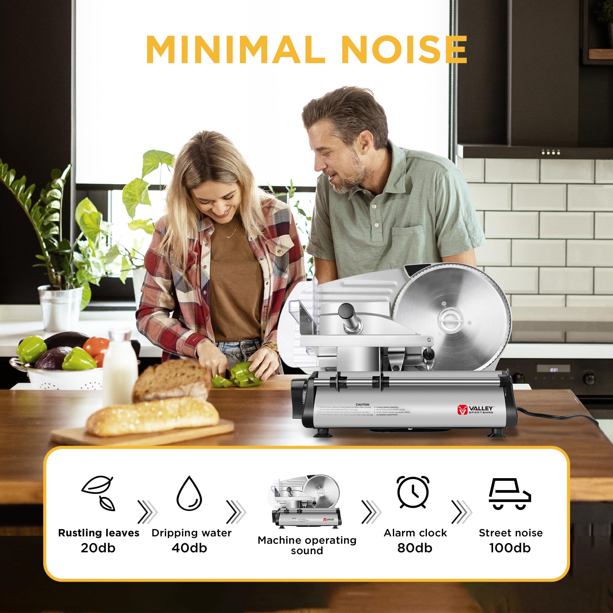 Electric Deli Food Slicer - 8.7