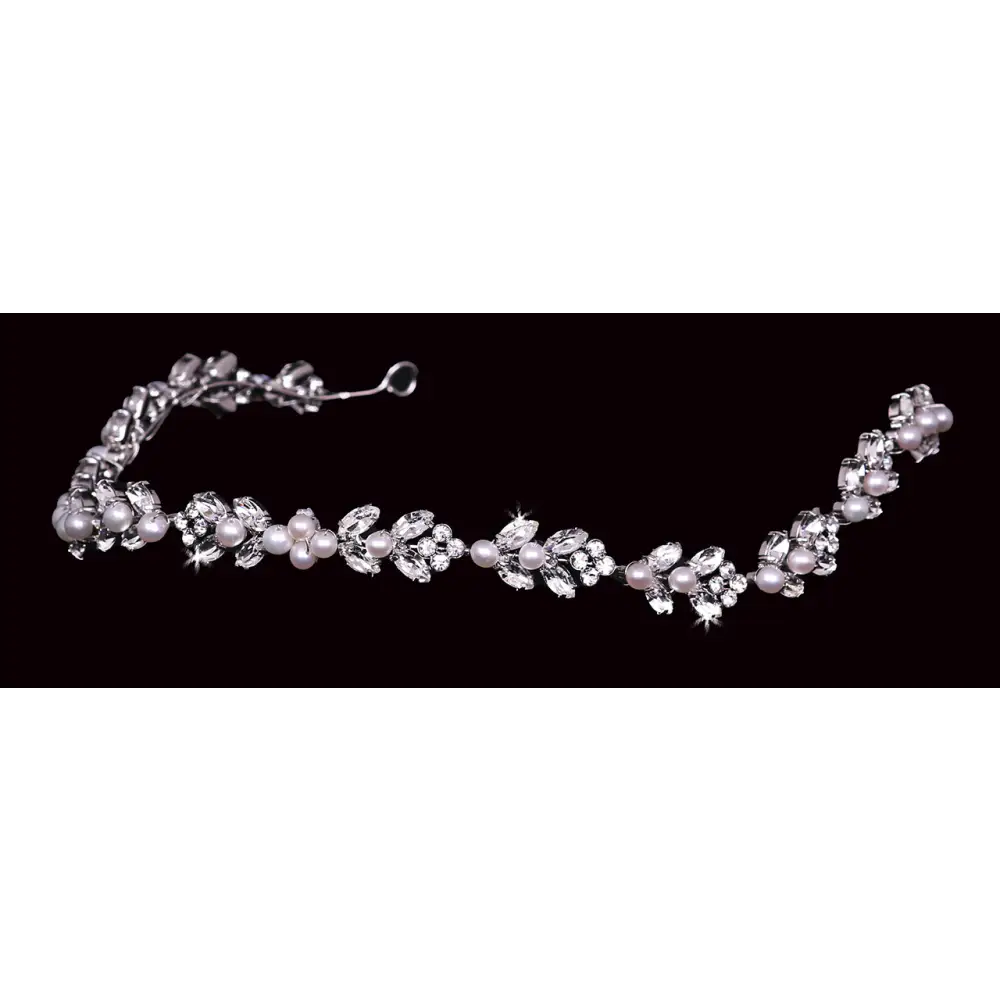 T2102 Tiara - Elegant Rhinestone Bridal Hair Accessory for Weddings, Prom & Special Occasions