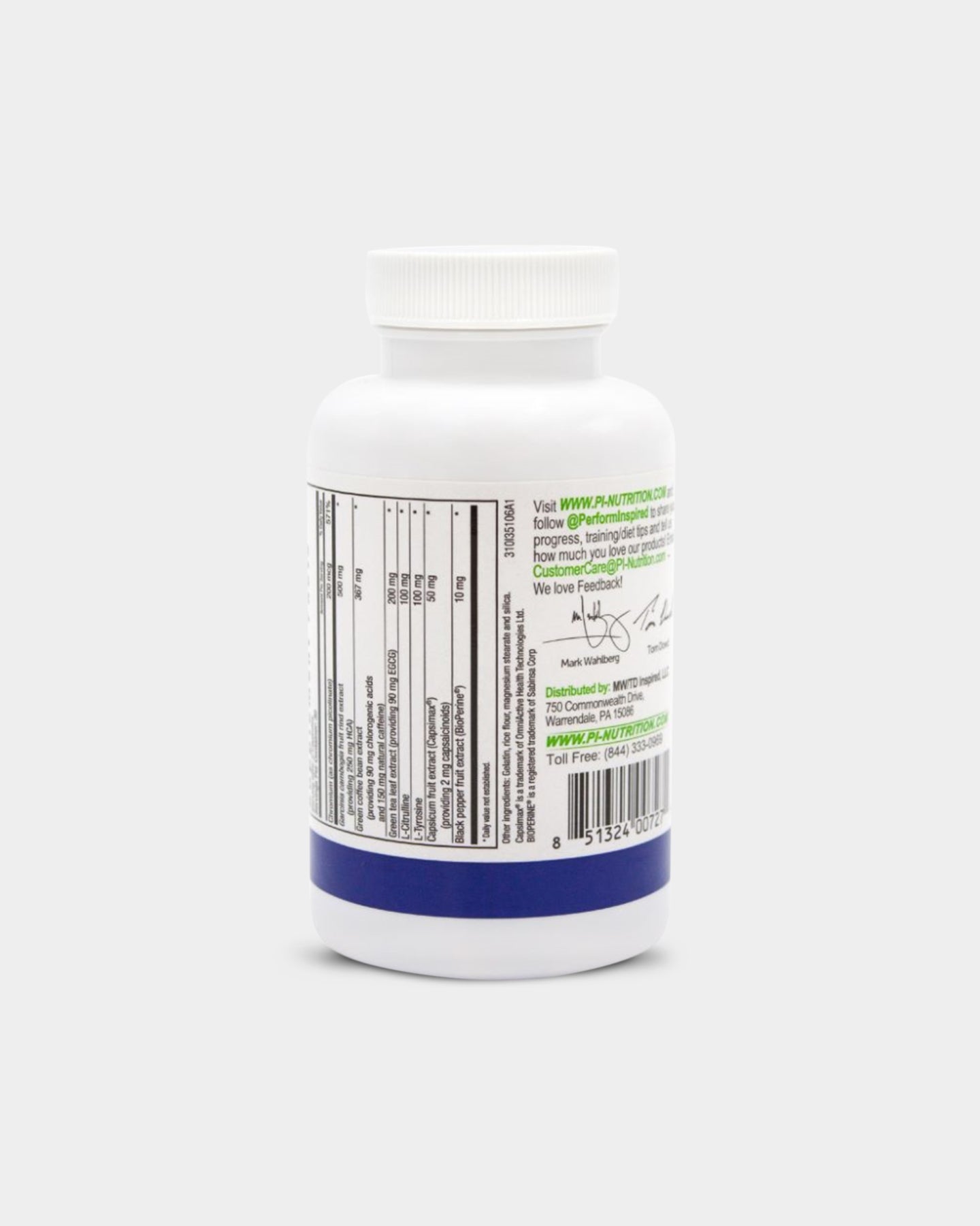 Performance Inspired Nutrition Performance Diet & Energy Supplement - Boost Metabolism & Energy for Workouts & Weight Loss | Pre-Workout & Post-Workout Support