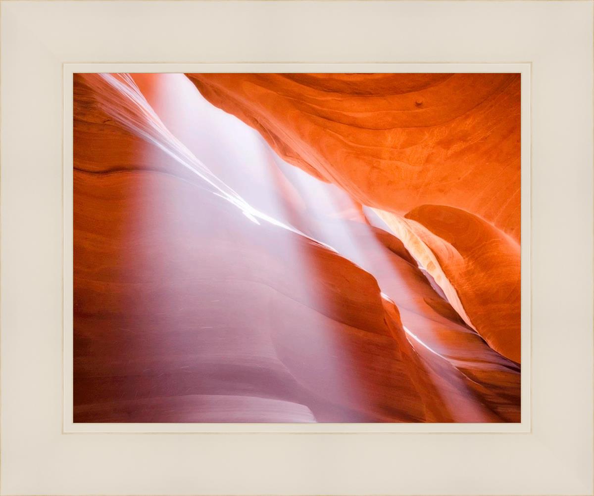 Stunning Antelope Canyon Light Shafts Photography - Natural Sunbeams in Slot Canyon - Perfect for Wall Art, Travel Inspiration & Desert Landscape Decor