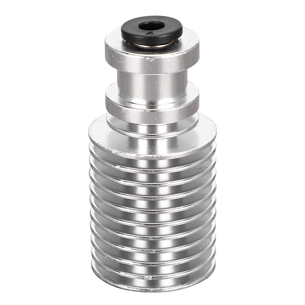 Zopsc 1.75mm 3D Printer Heatsink Extruder - Silver Stainless Steel Filament Upgrade Kit for Ender 3, CR-10, Anet A8 | High-Performance Cooling System for Smooth Printing | Perfect for DIY 3D Printing Projects & Professional Use